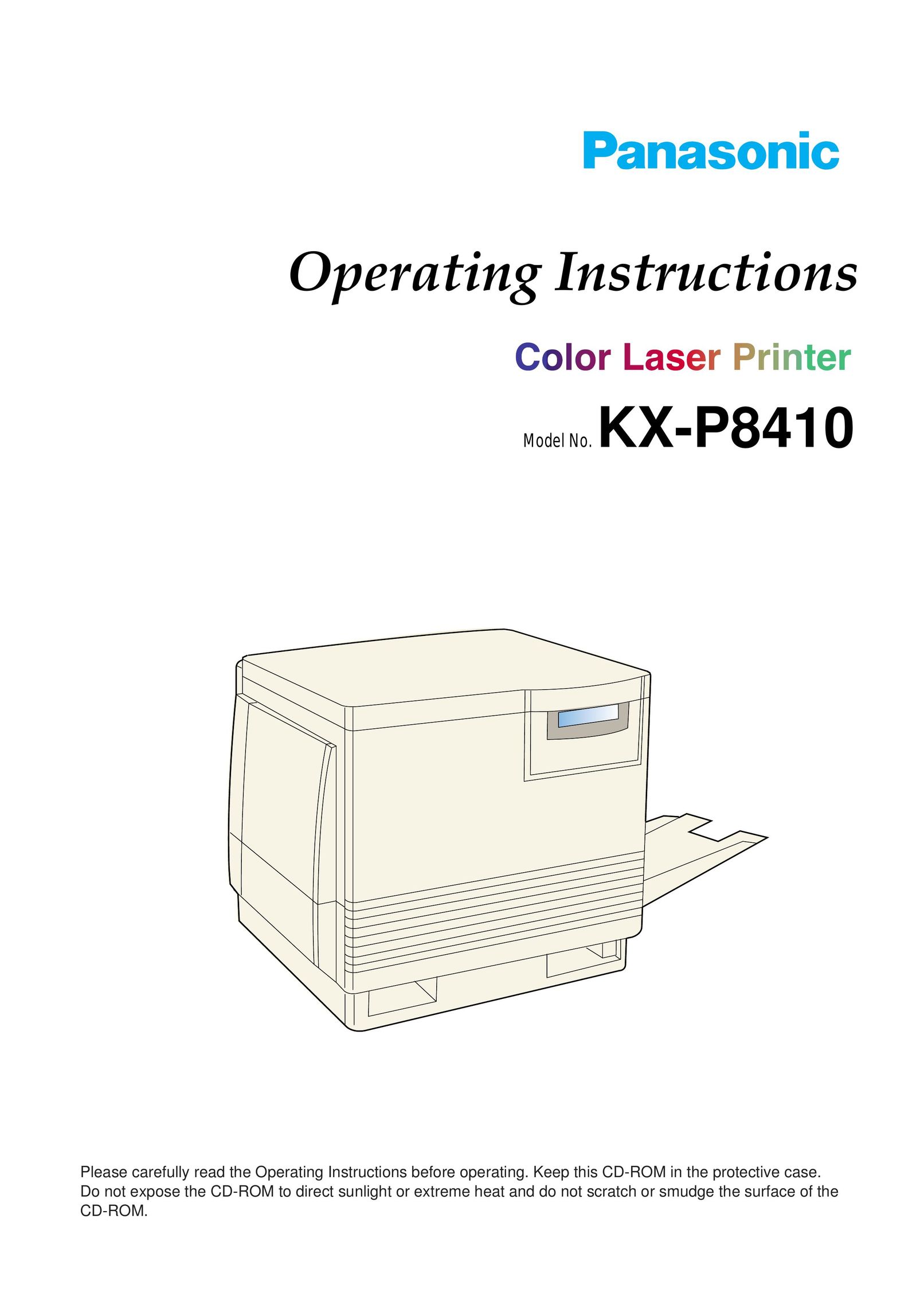 Panasonic 8410 Printer User Manual