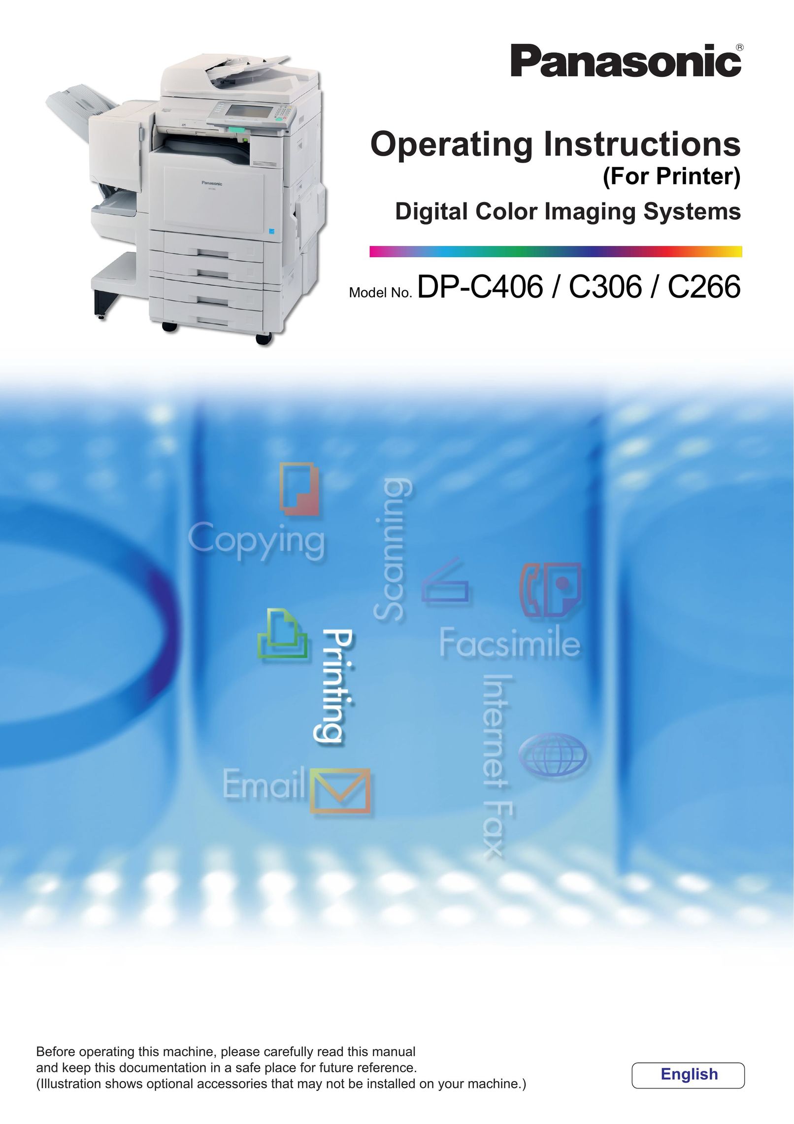 Panasonic DP-C306 Printer User Manual