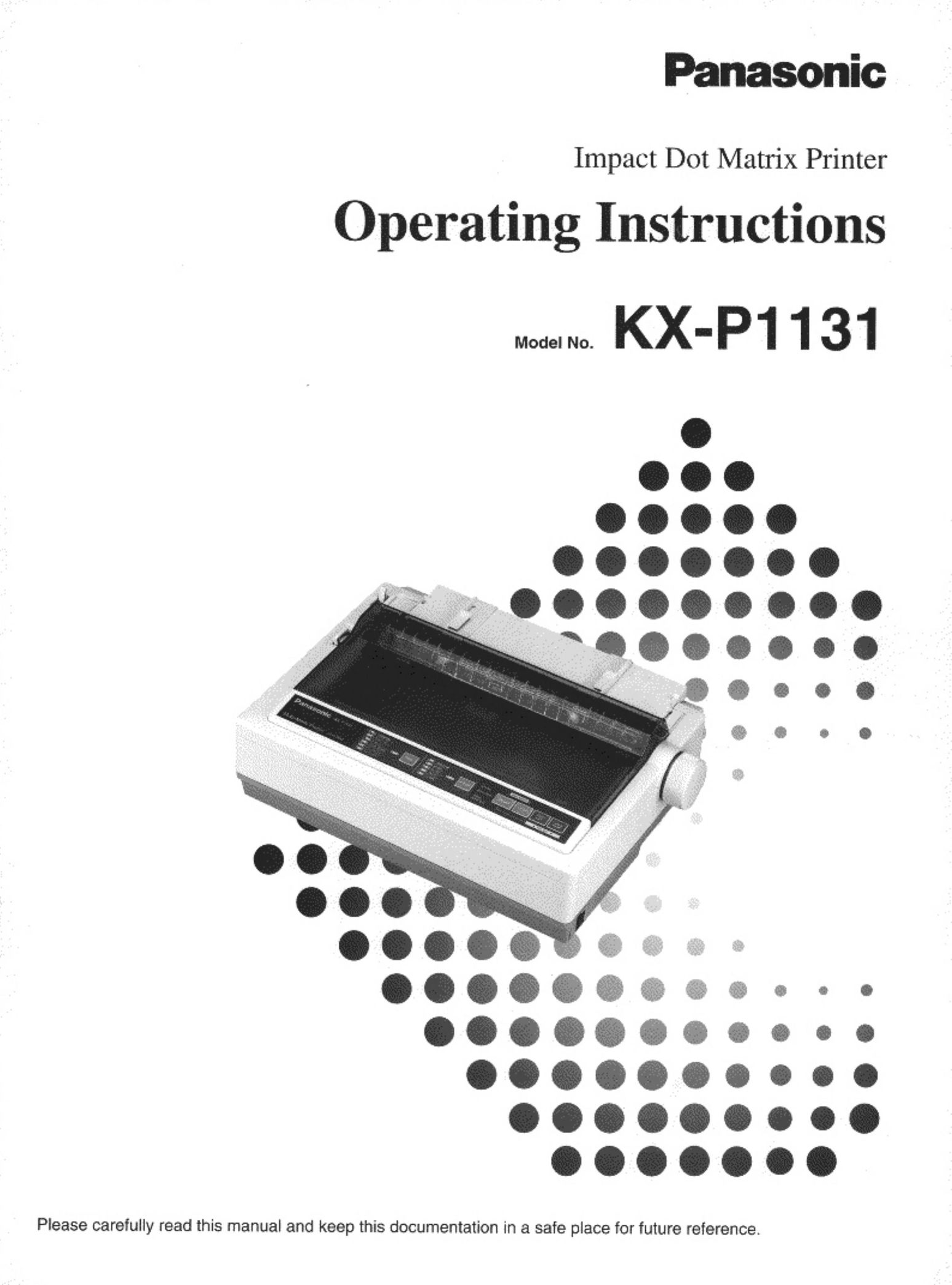 Panasonic KX-P1131 Printer User Manual