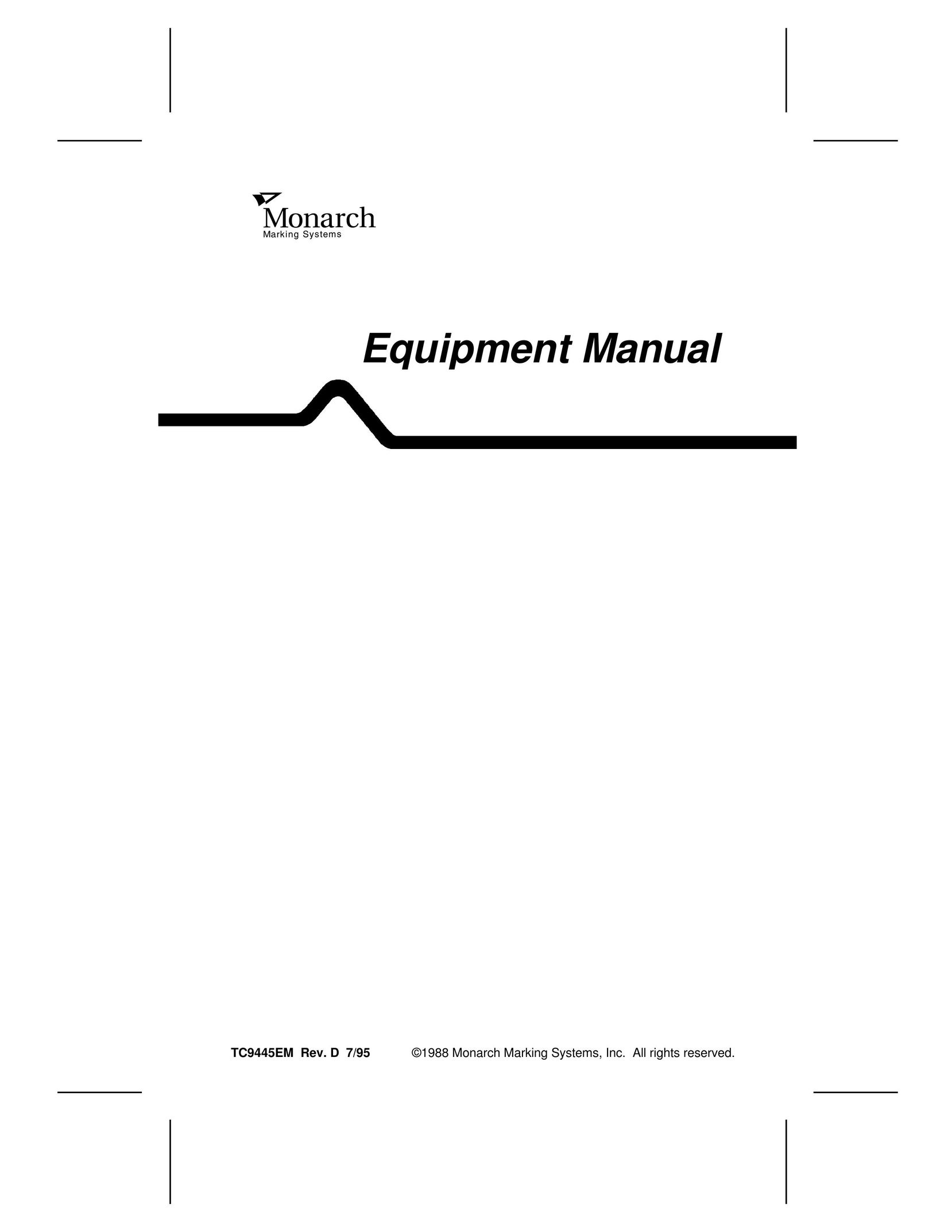 Paxar 9445 Printer User Manual