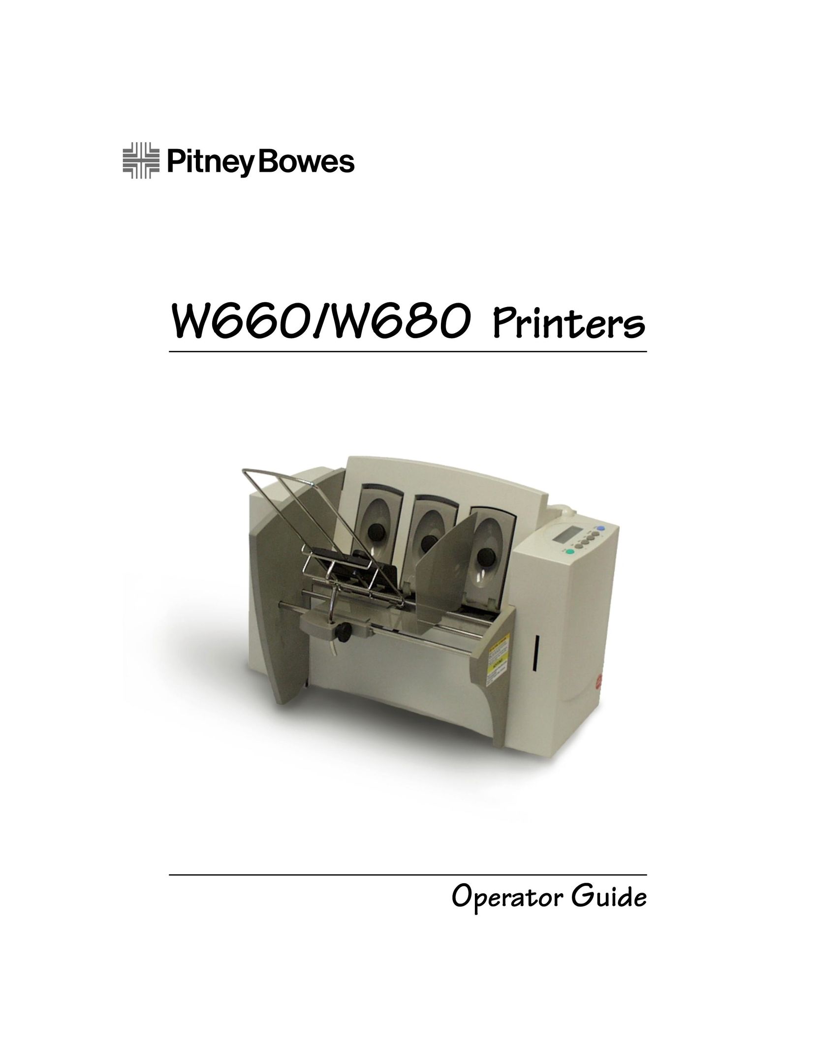 Pitney Bowes W660 Printer User Manual