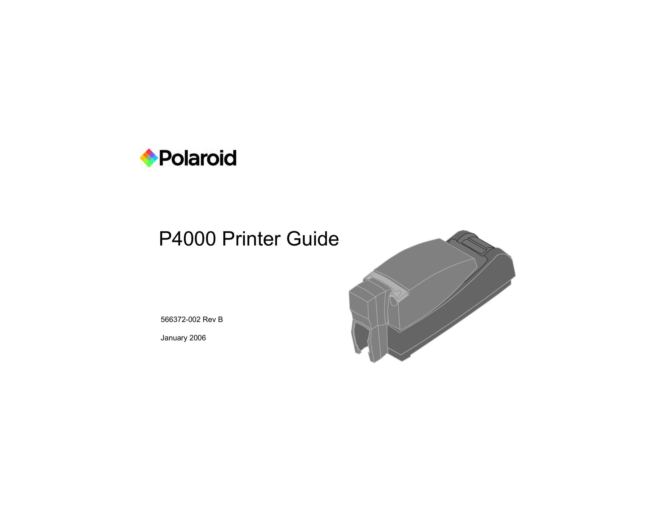 Polaroid P4000 Printer User Manual