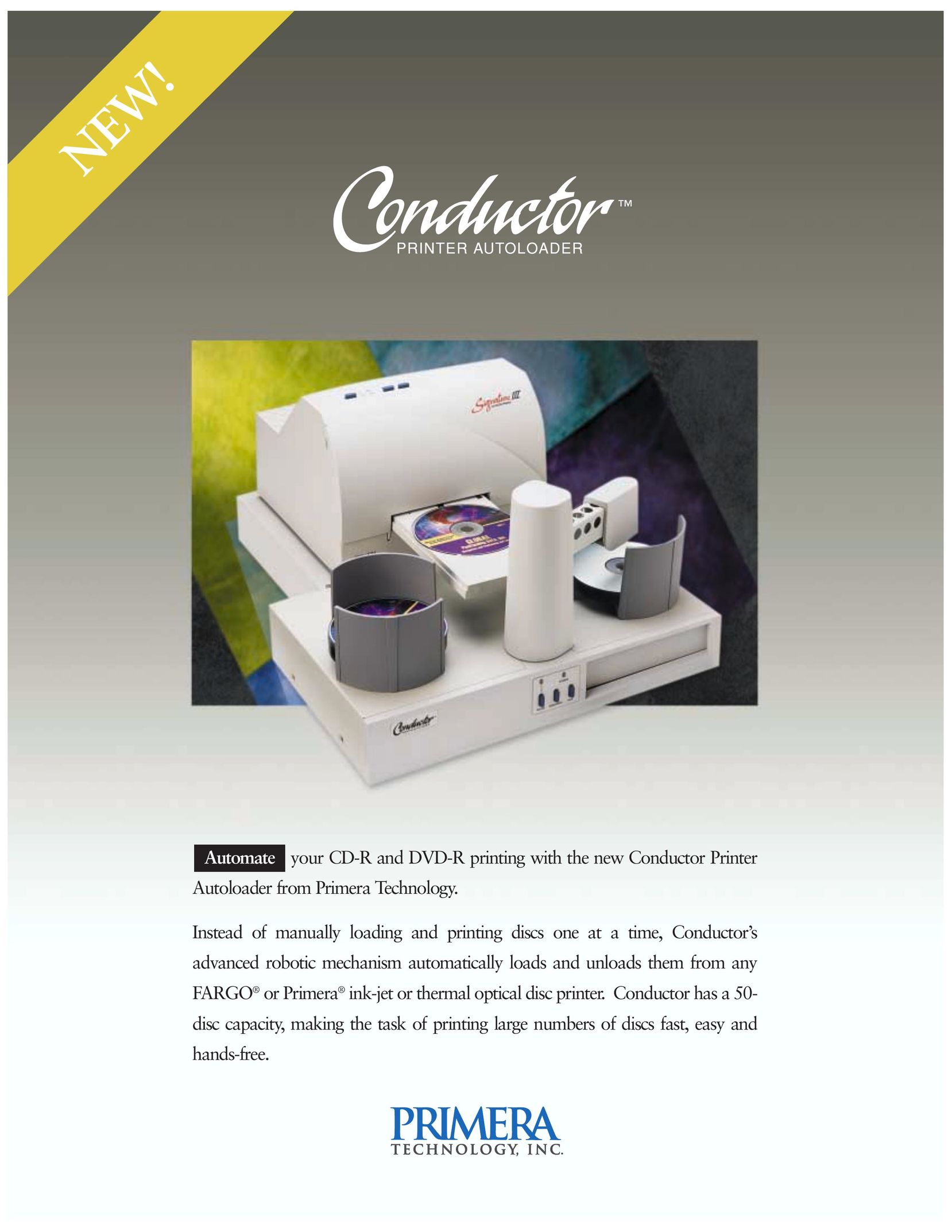 Primera Technology Conductor Printer Printer User Manual
