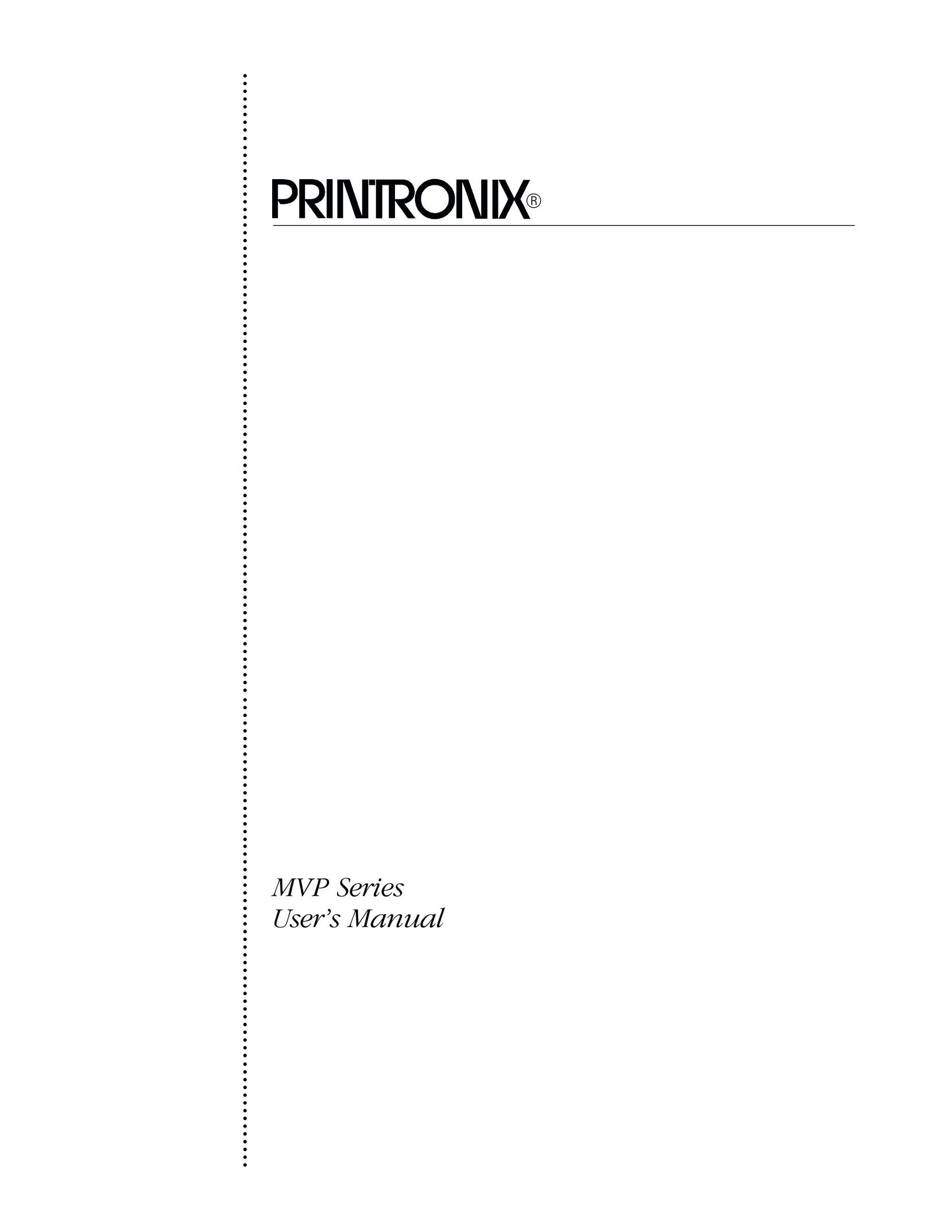 Printronix MVP Series Printer User Manual