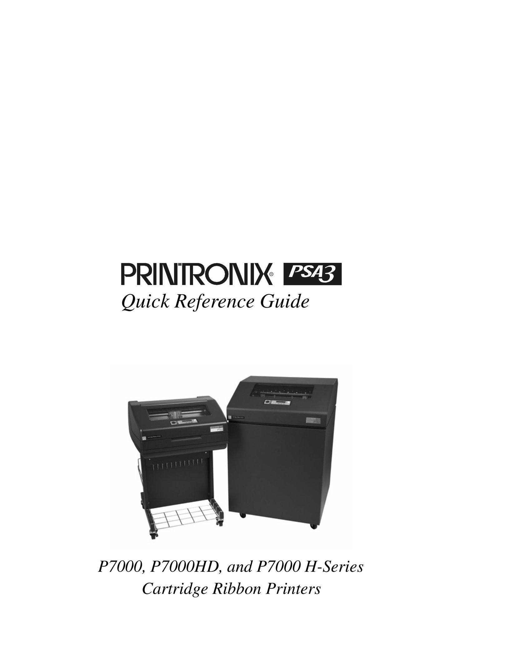 Printronix P7000 H Printer User Manual