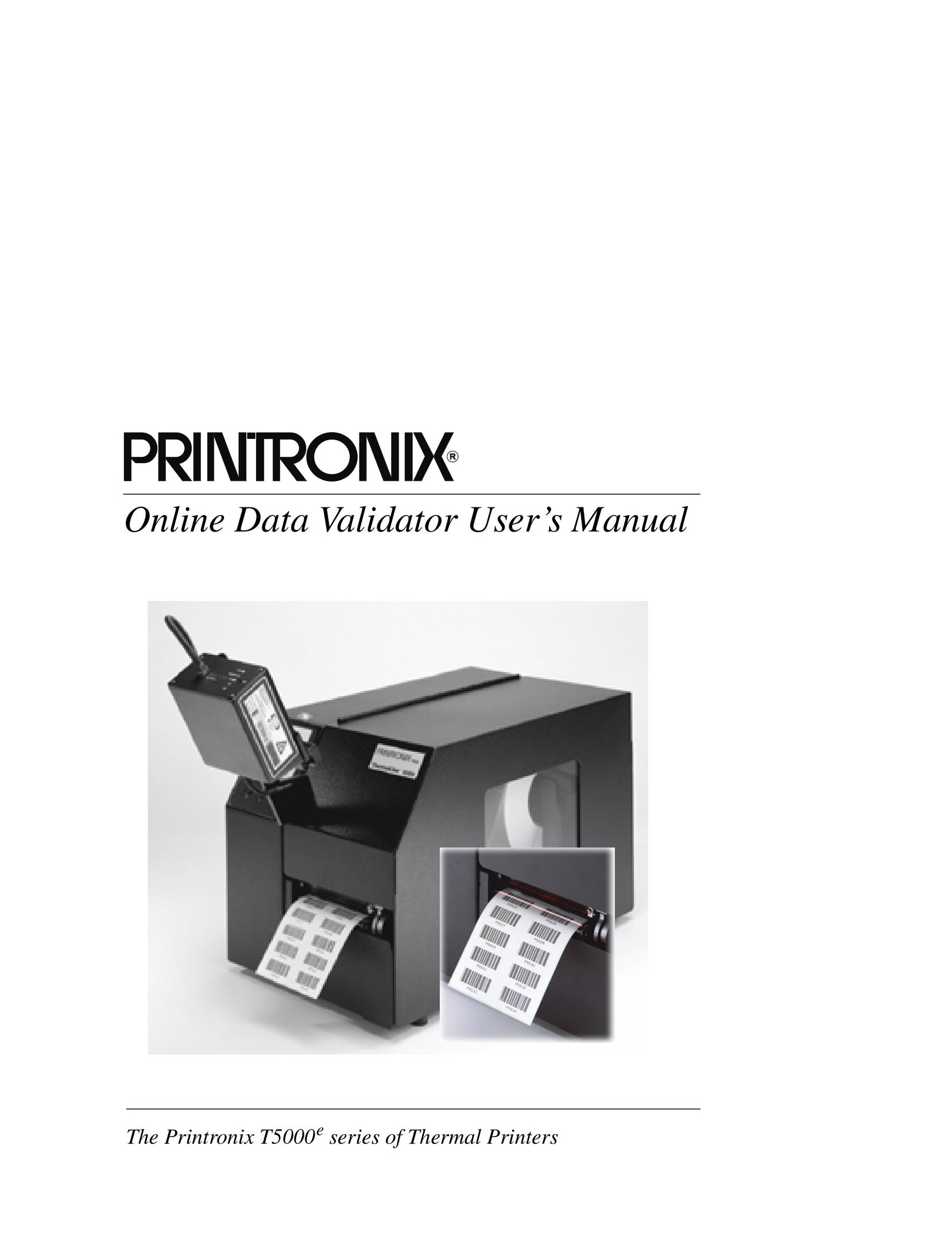 Printronix T5000e Series Printer User Manual