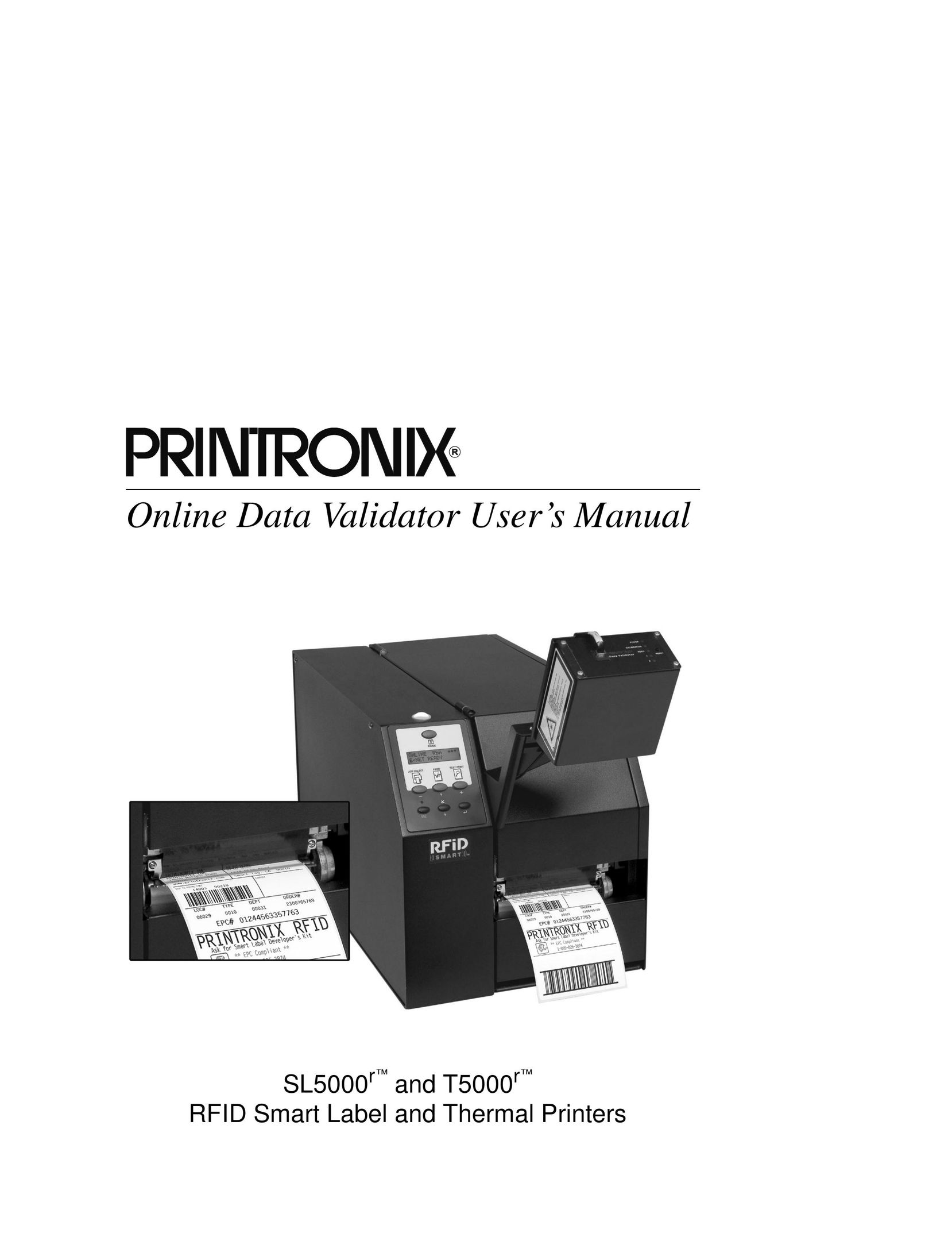 Printronix T5000R Printer User Manual