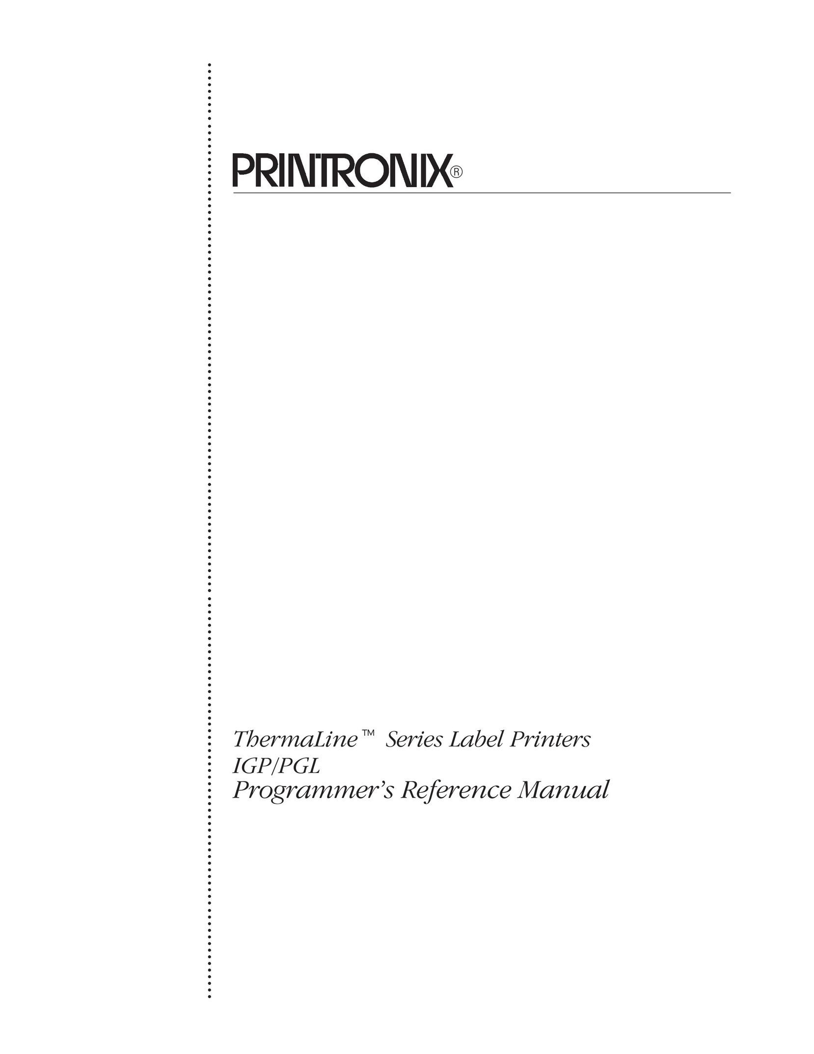 Printronix ThermaLine Series Printer User Manual