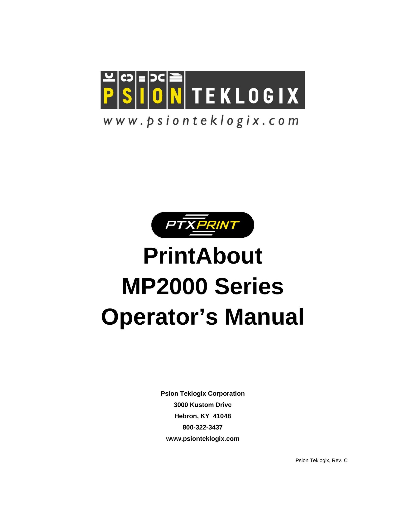 Psion Teklogix MP2000 Printer User Manual