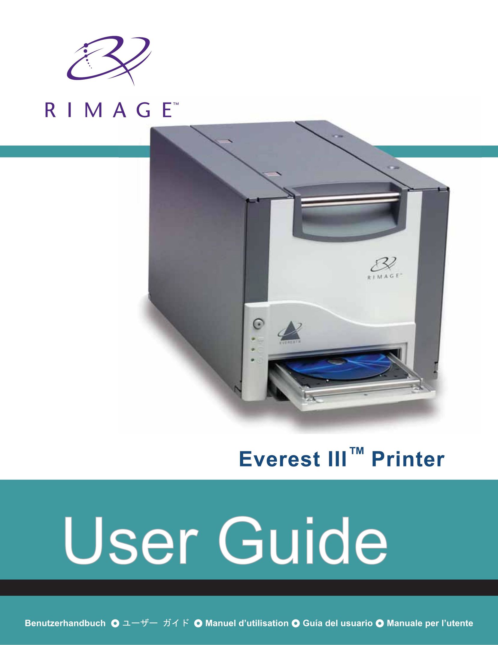 Rimage Everest III Printer User Manual