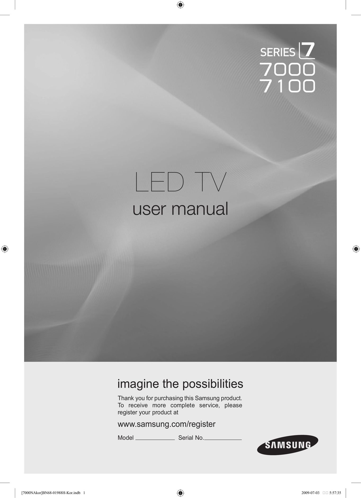 Samsung 7000 Printer User Manual