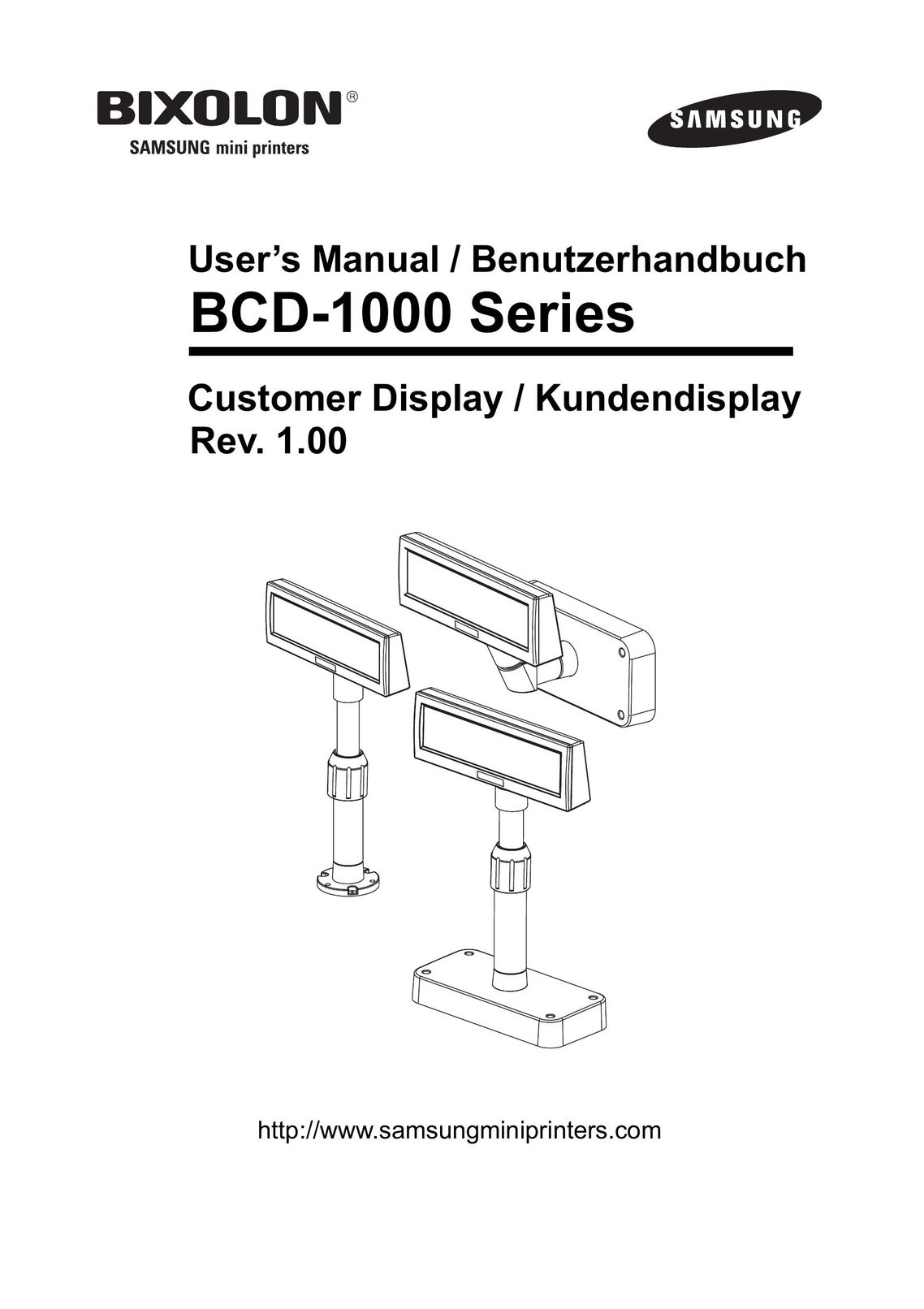 Samsung BCD-1000 Printer User Manual