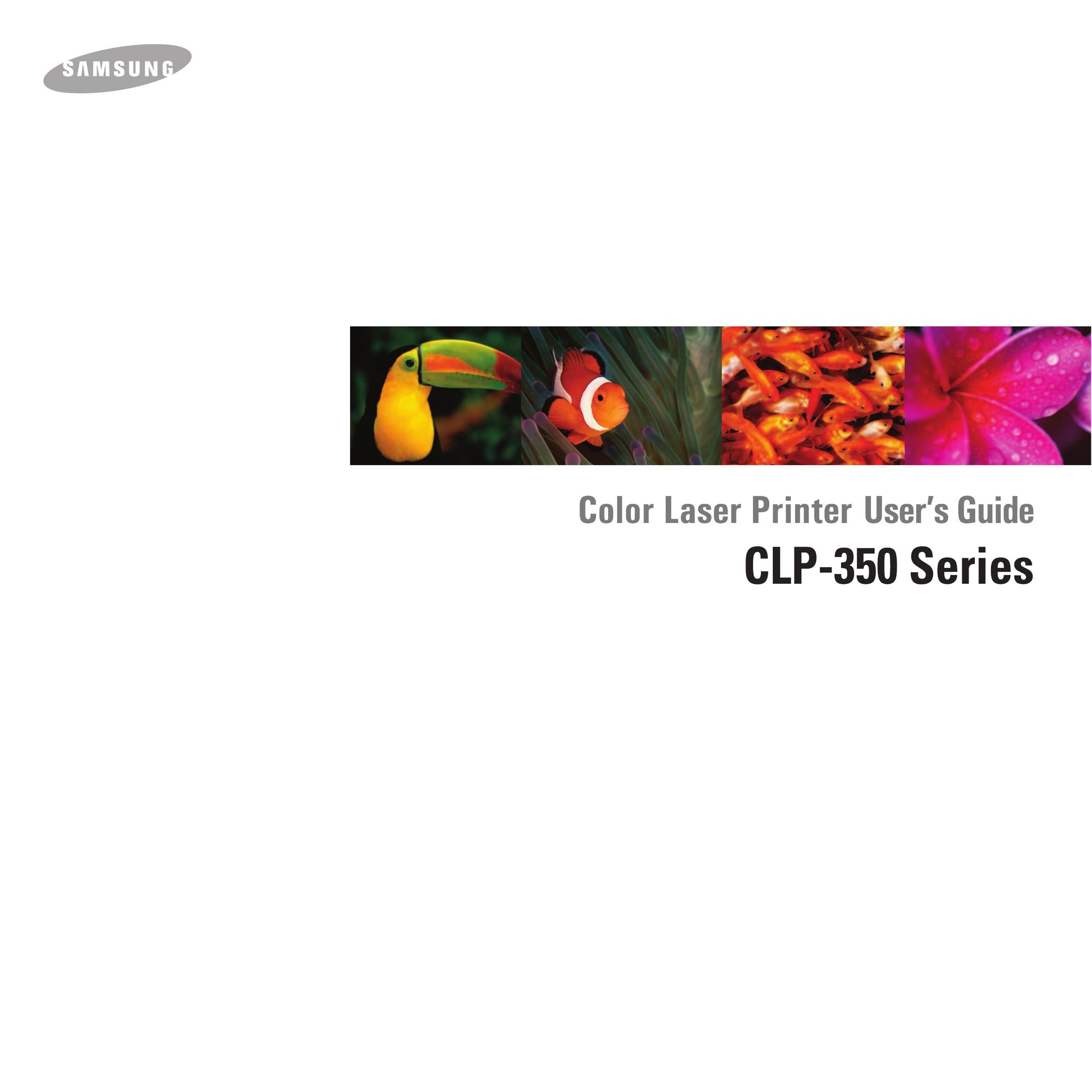 Samsung CLP-350 Printer User Manual