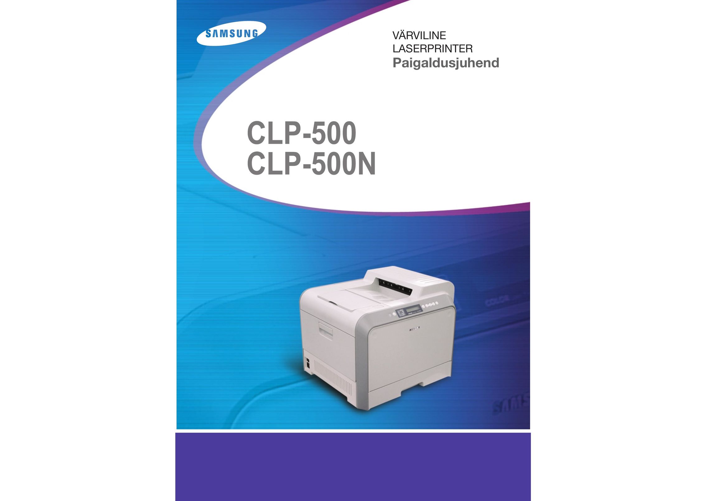 Samsung CLP-500N Printer User Manual