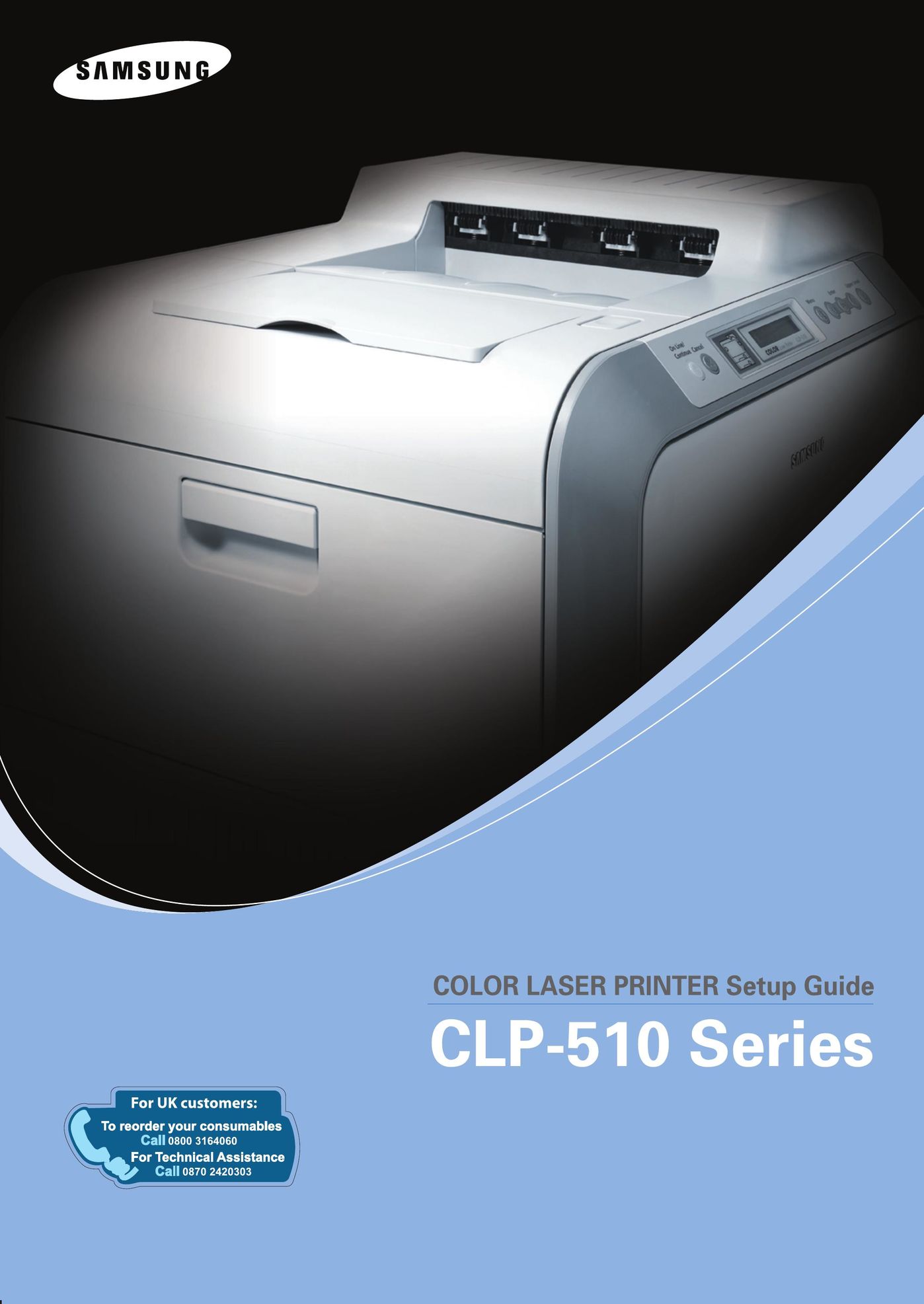 Samsung CLP-510 Series Printer User Manual