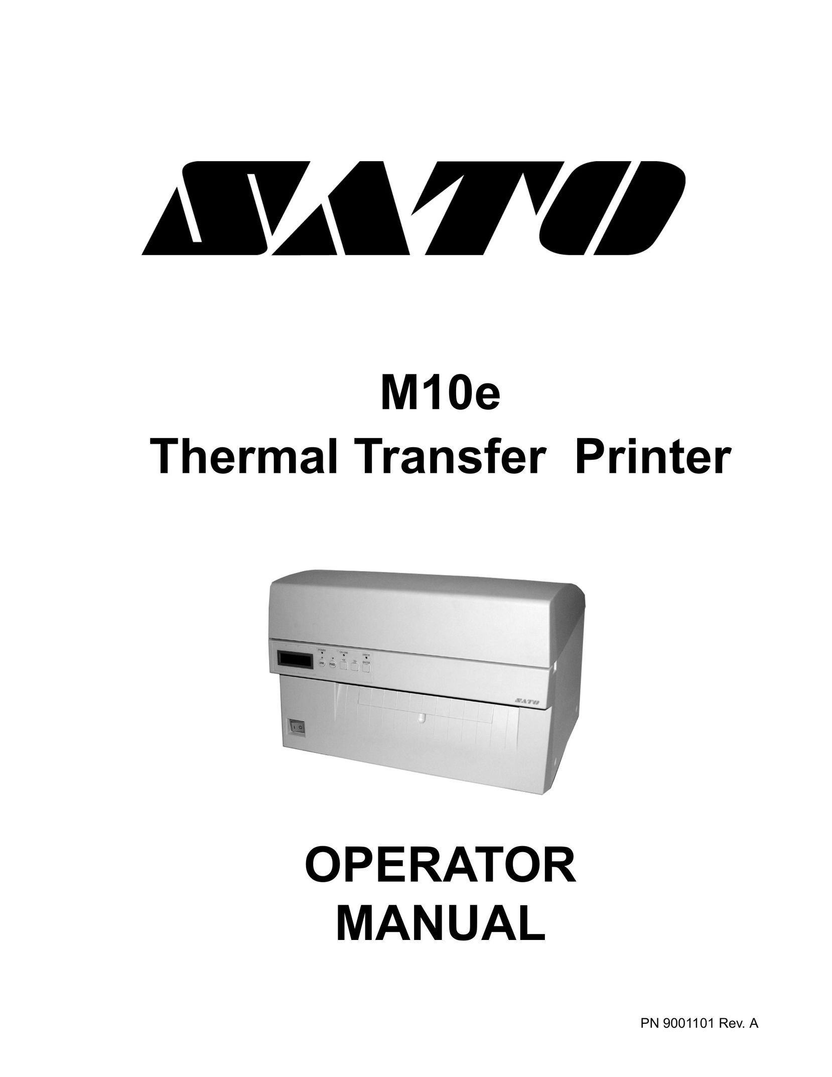 SATO 10e Printer User Manual
