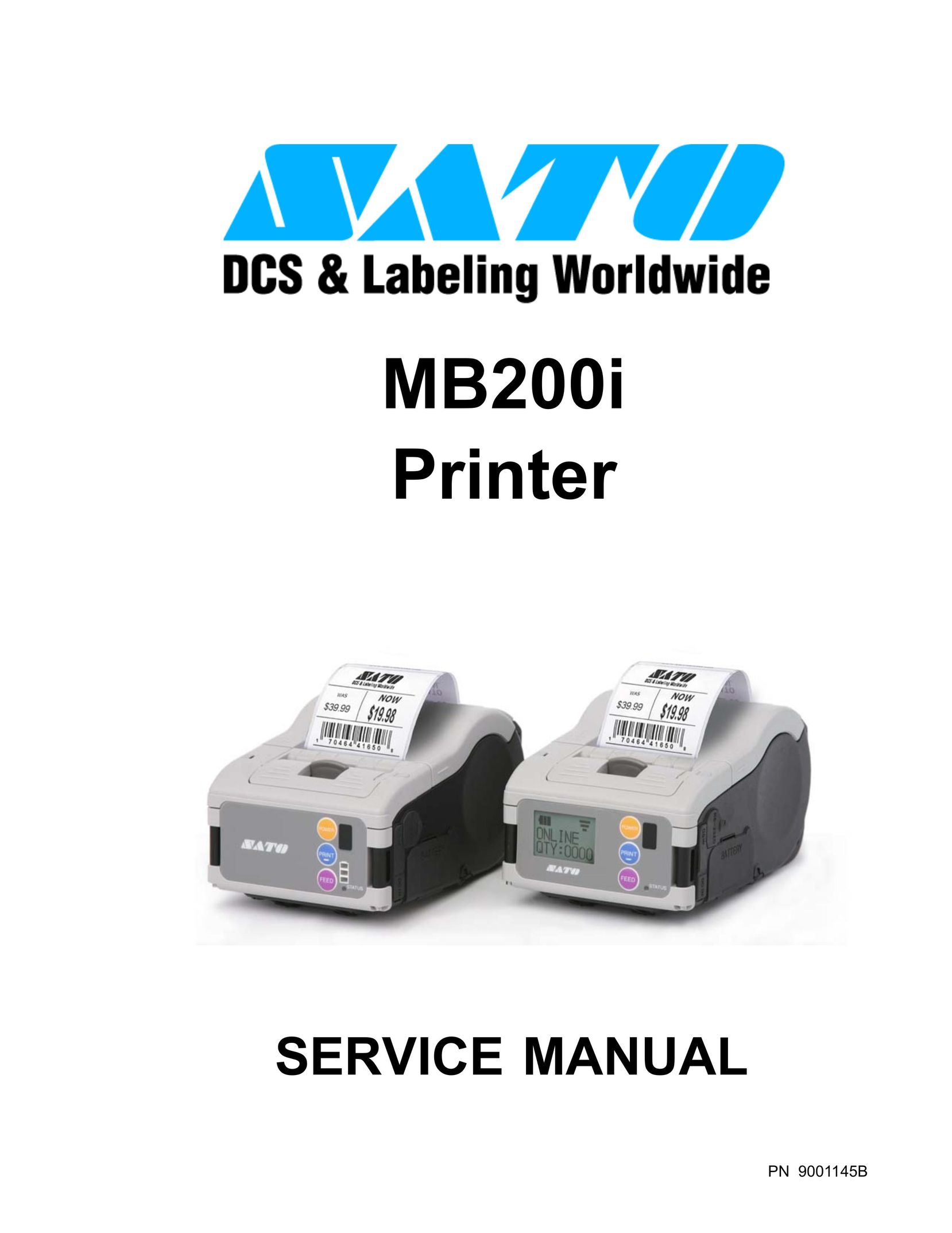 SATO 200i Printer User Manual