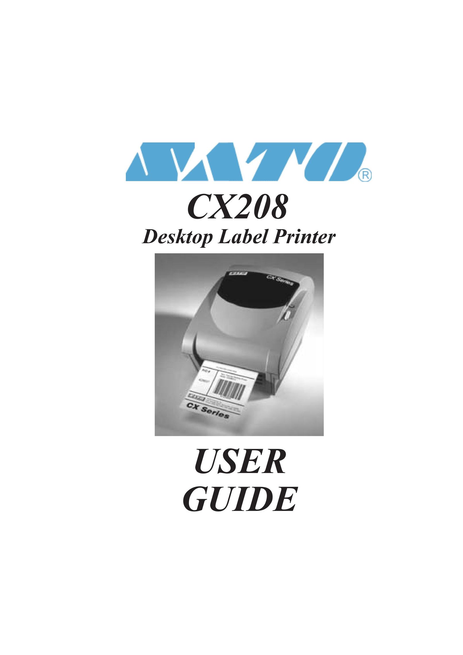 SATO 208 Printer User Manual