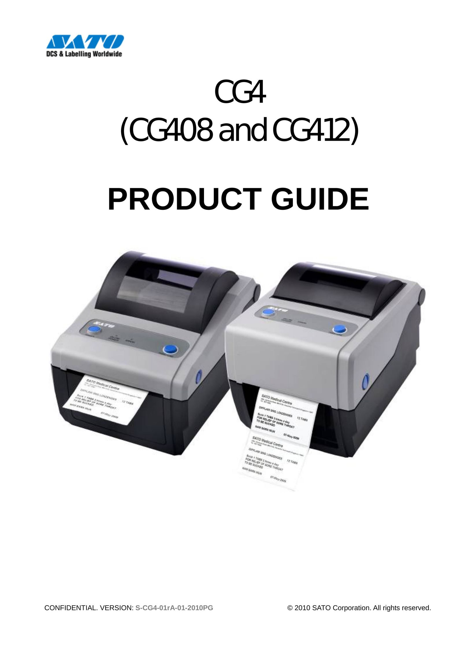 SATO 408 Printer User Manual