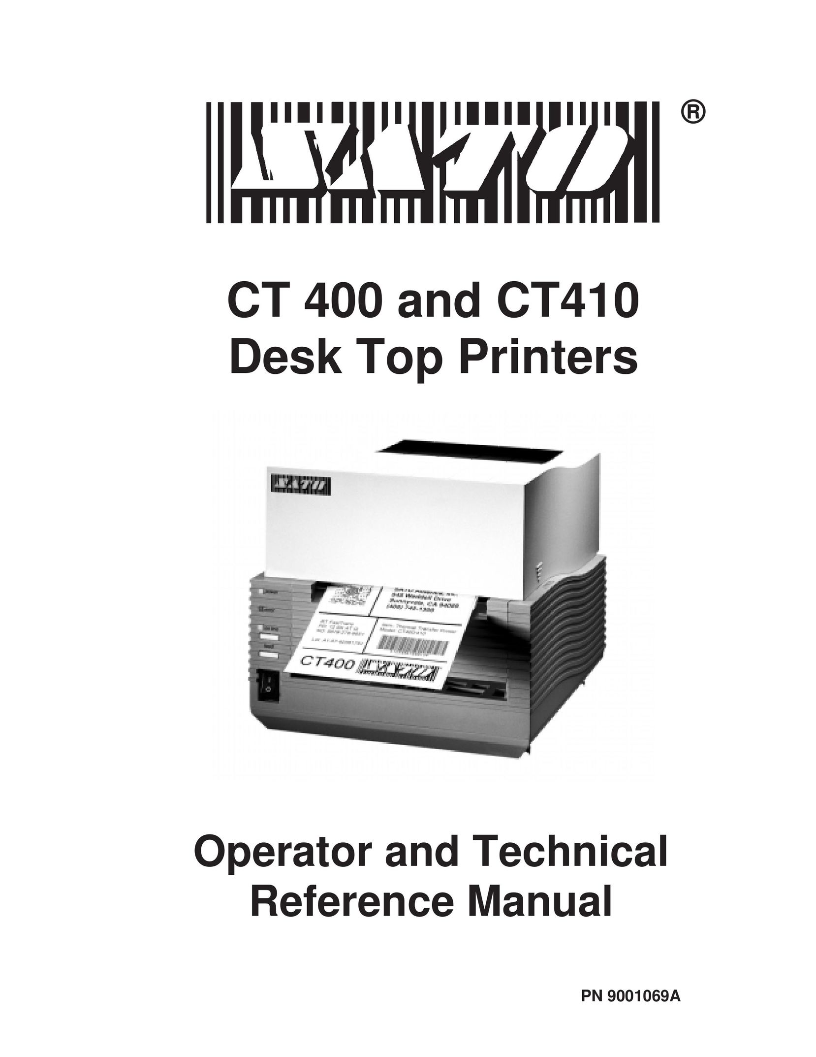 SATO CT400 Printer User Manual