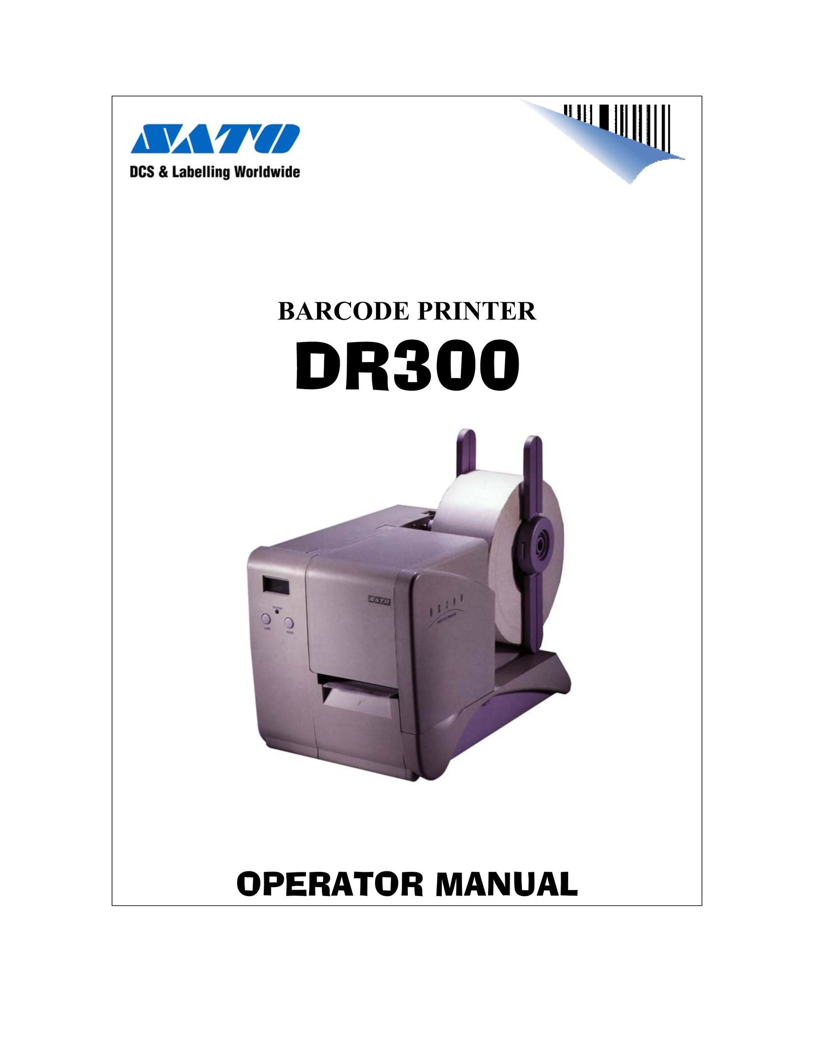 SATO DR300 Printer User Manual