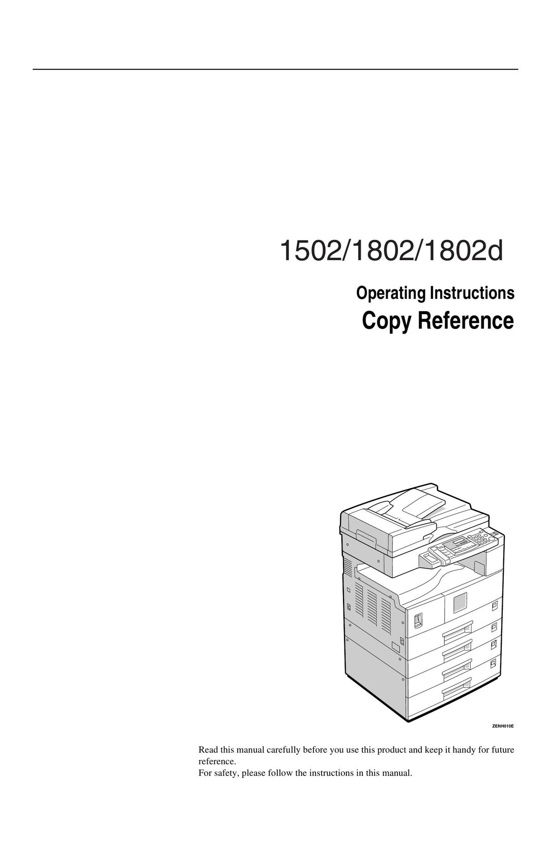 Savin 1802d Printer User Manual