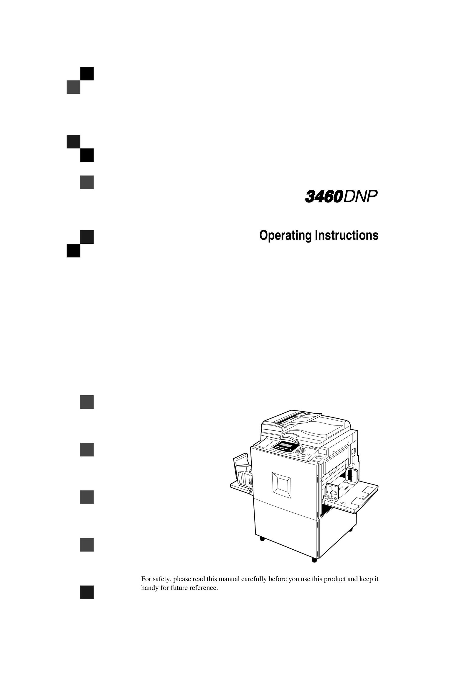 Savin 3460DNP Printer User Manual