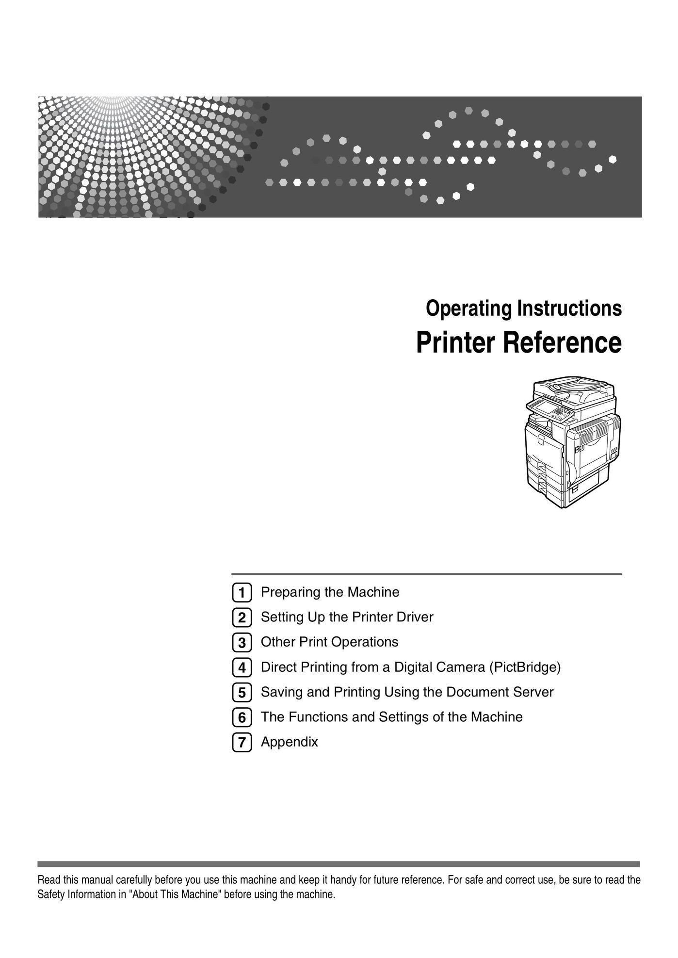 Savin C3535 Printer User Manual