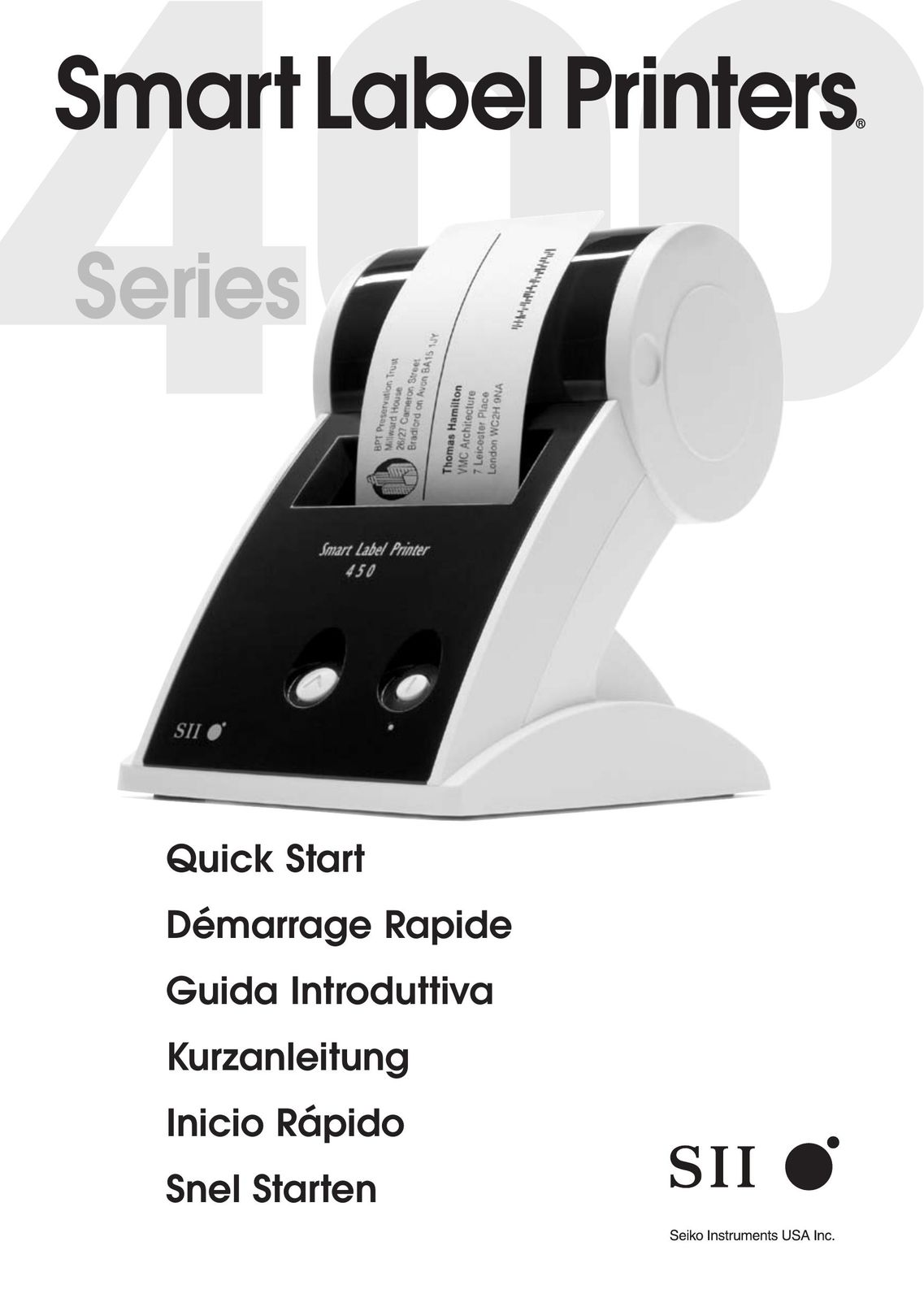 Seiko Instruments SLP 410 Printer User Manual