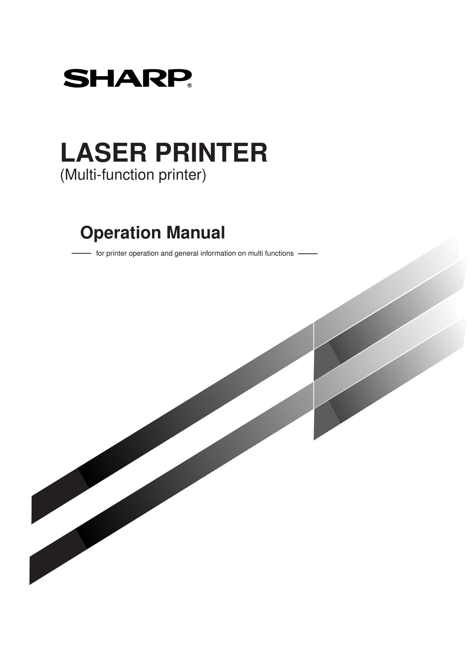 Sharp AR-350 Printer User Manual