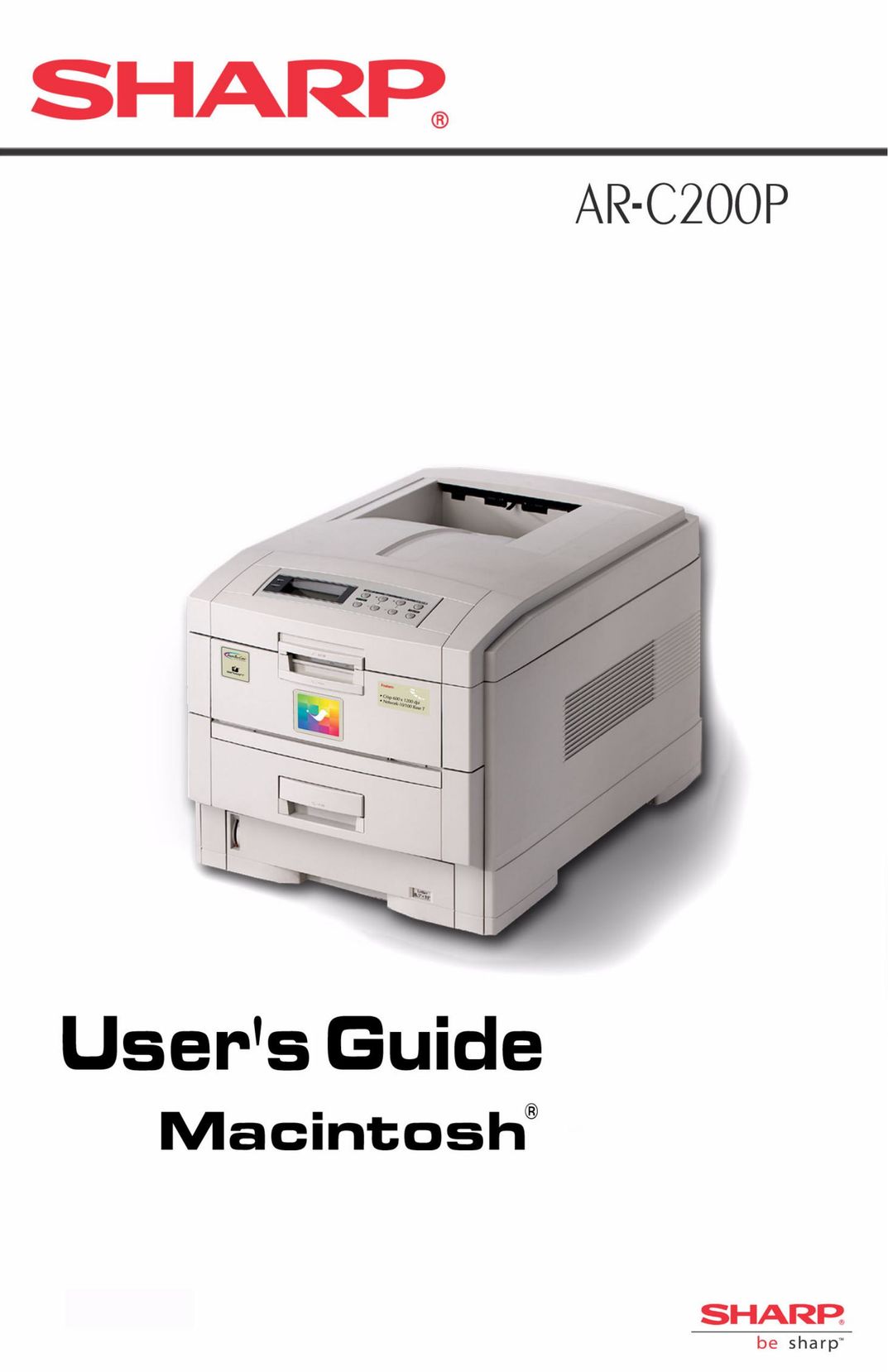 Sharp AR-C200P Printer User Manual