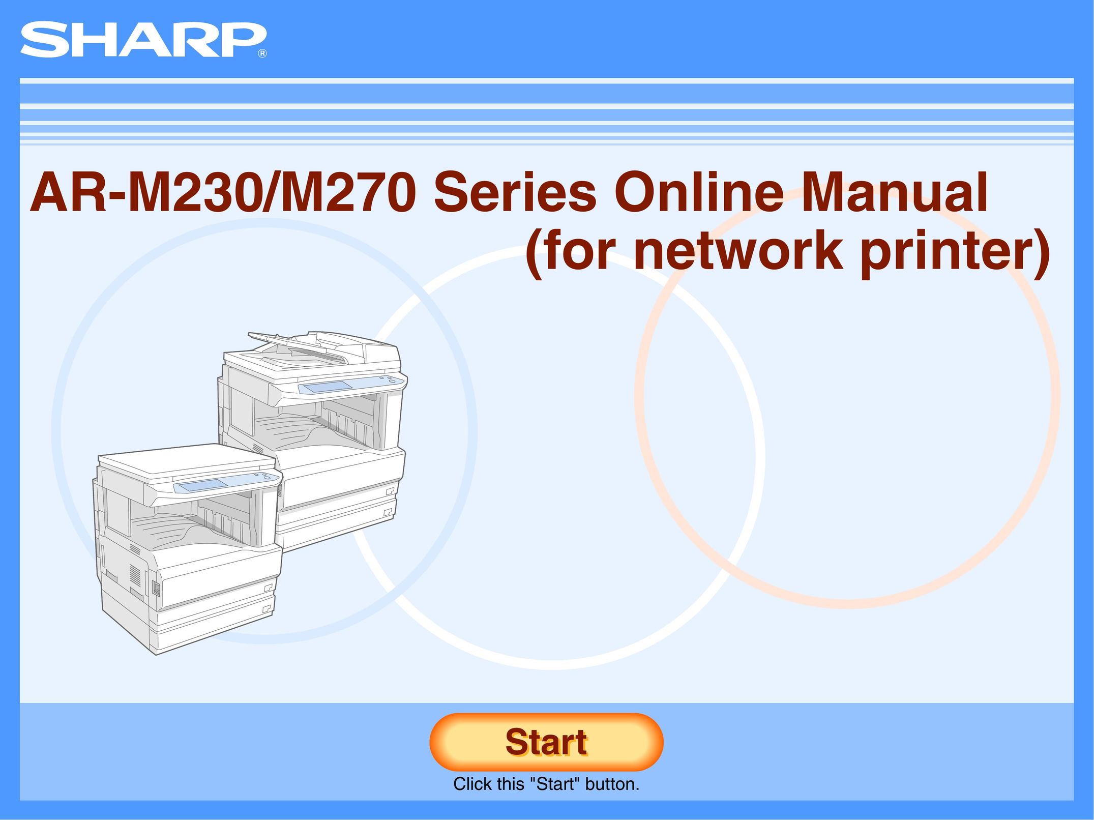 Sharp AR-M230 Printer User Manual