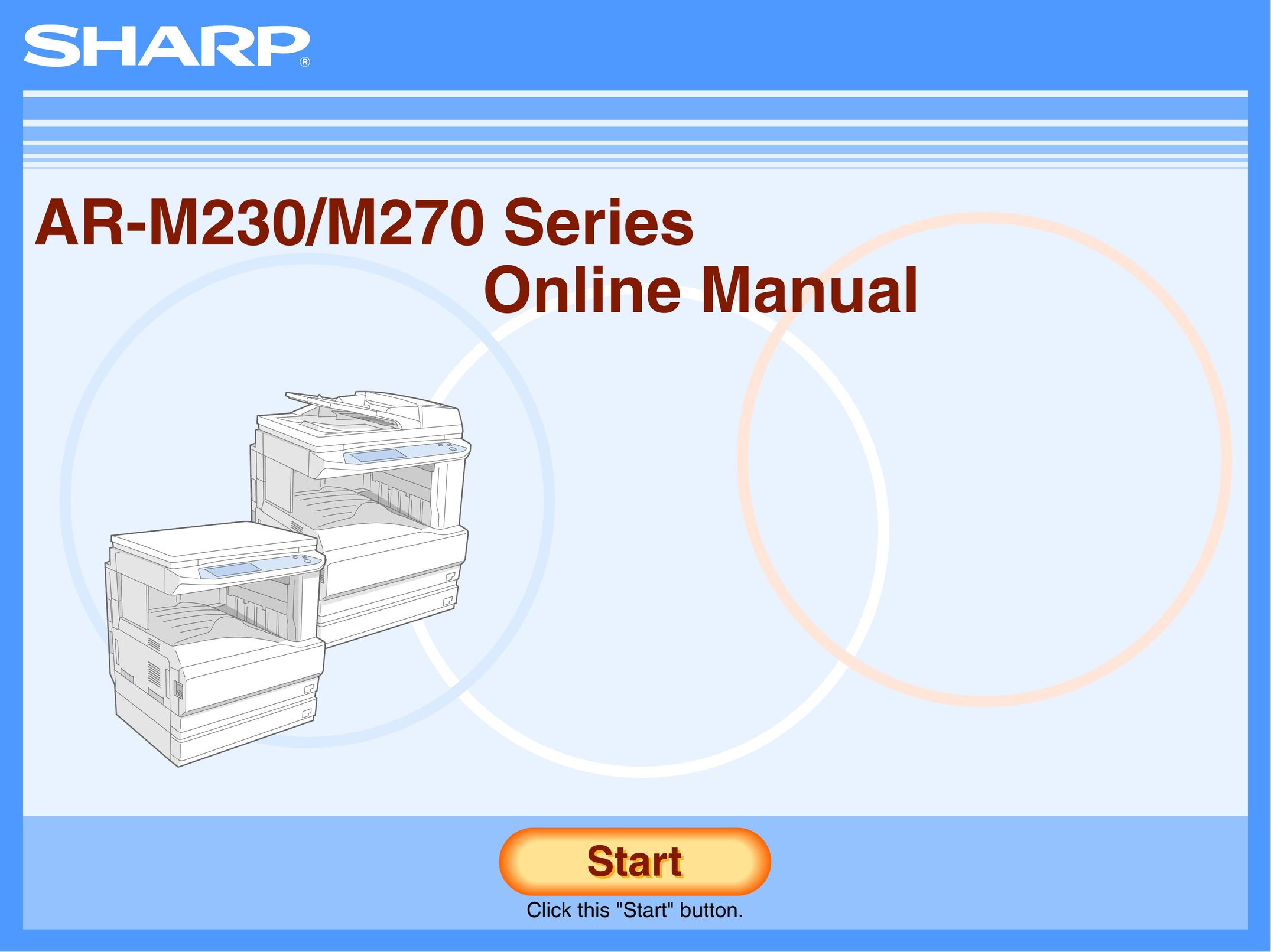 Sharp AR-M270 Printer User Manual