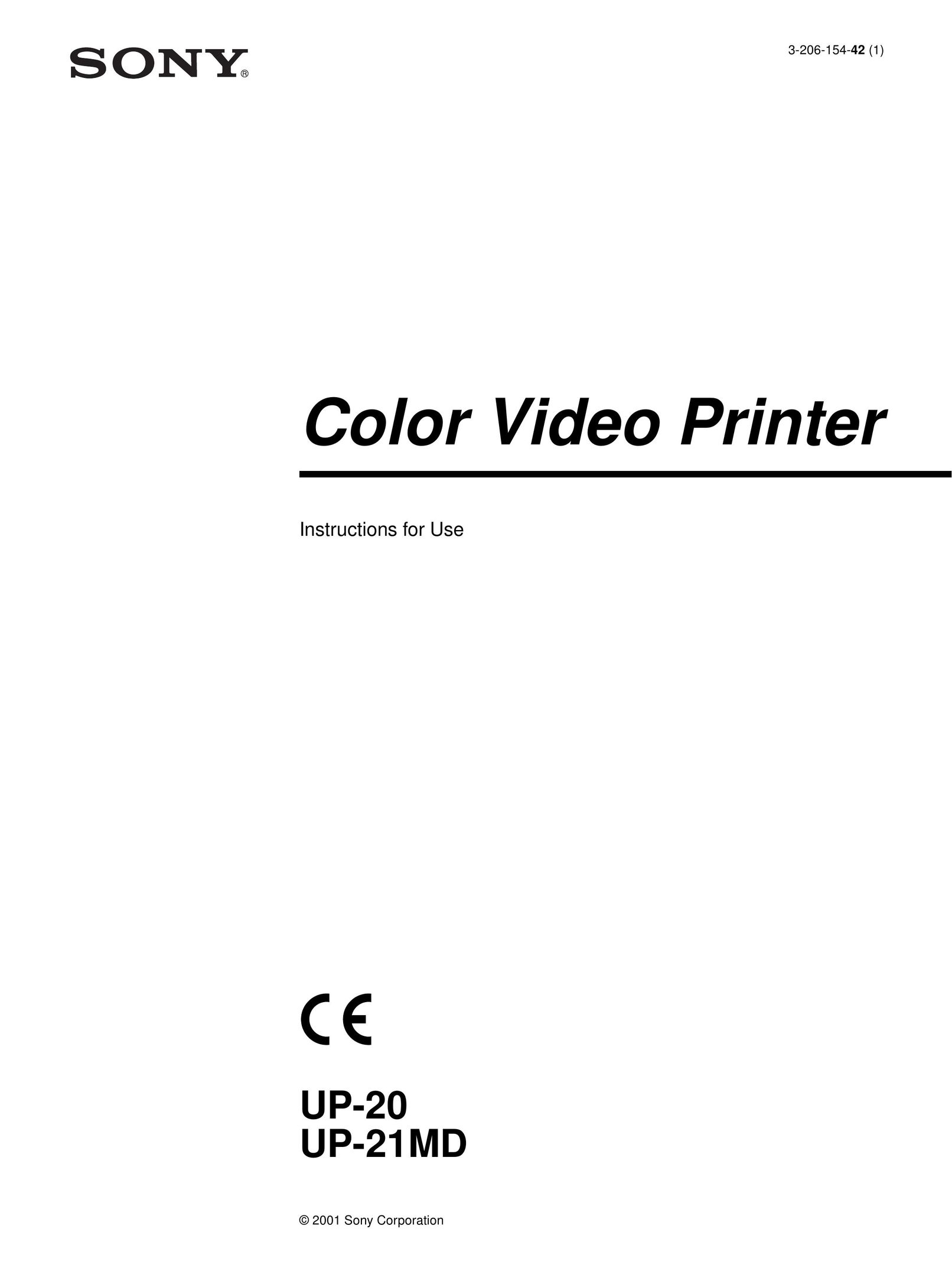 Sony UP-21MD Printer User Manual