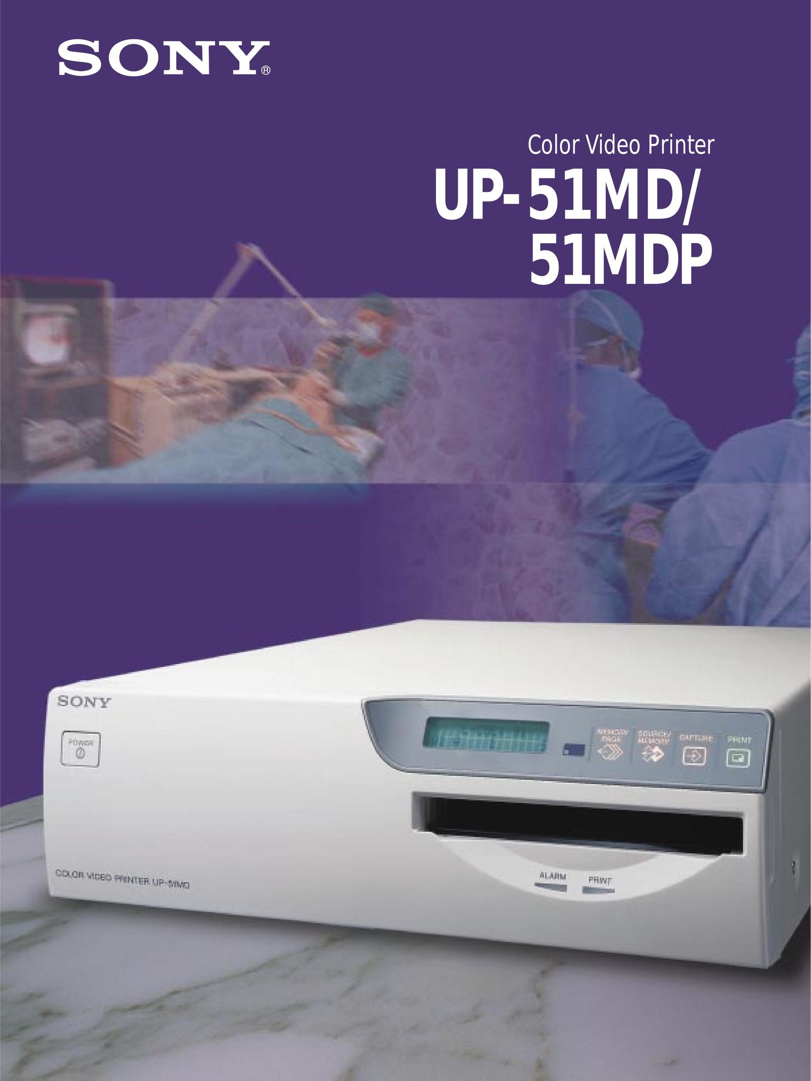 Sony UP-51MD Printer User Manual