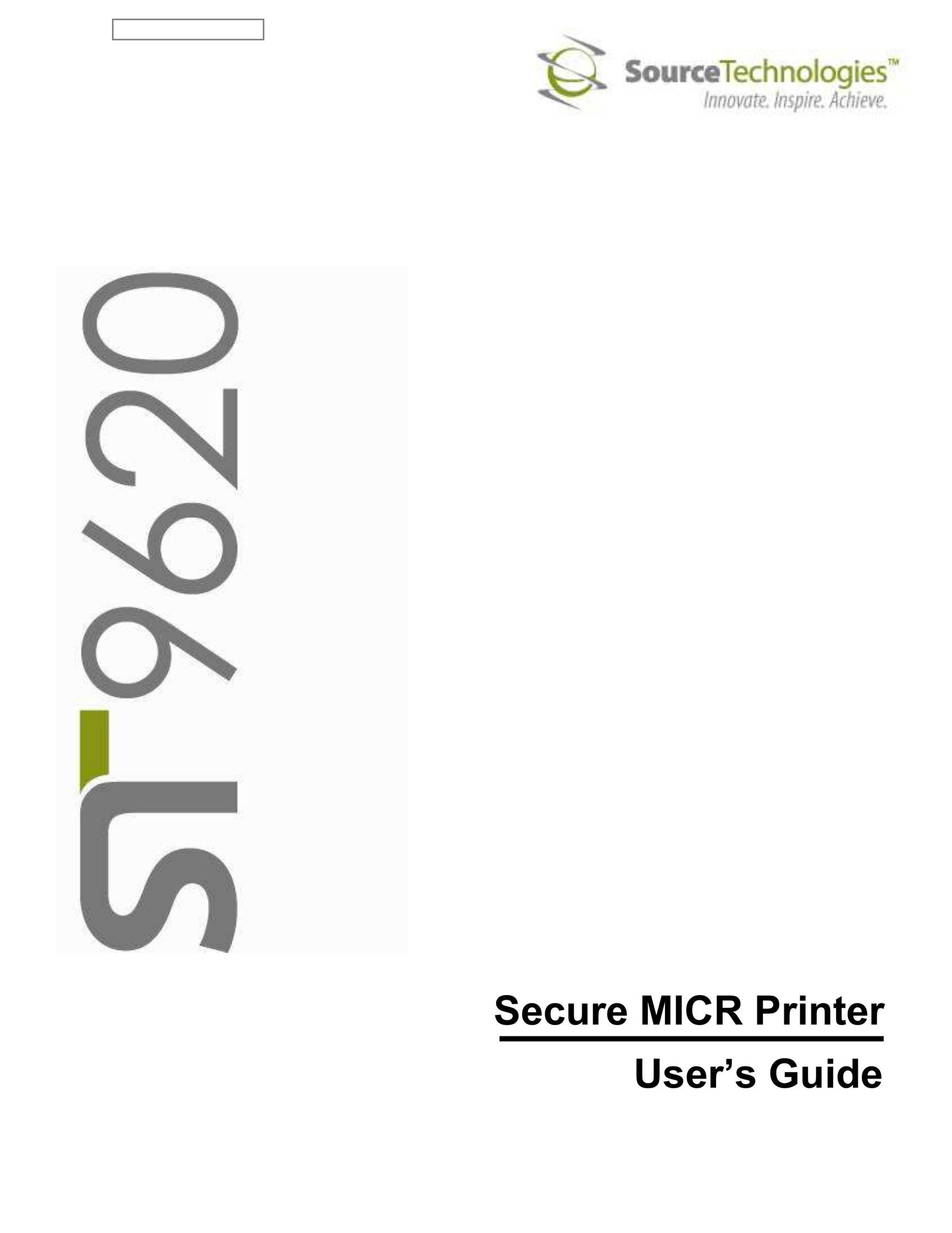 Source Technologies ST9620 Printer User Manual