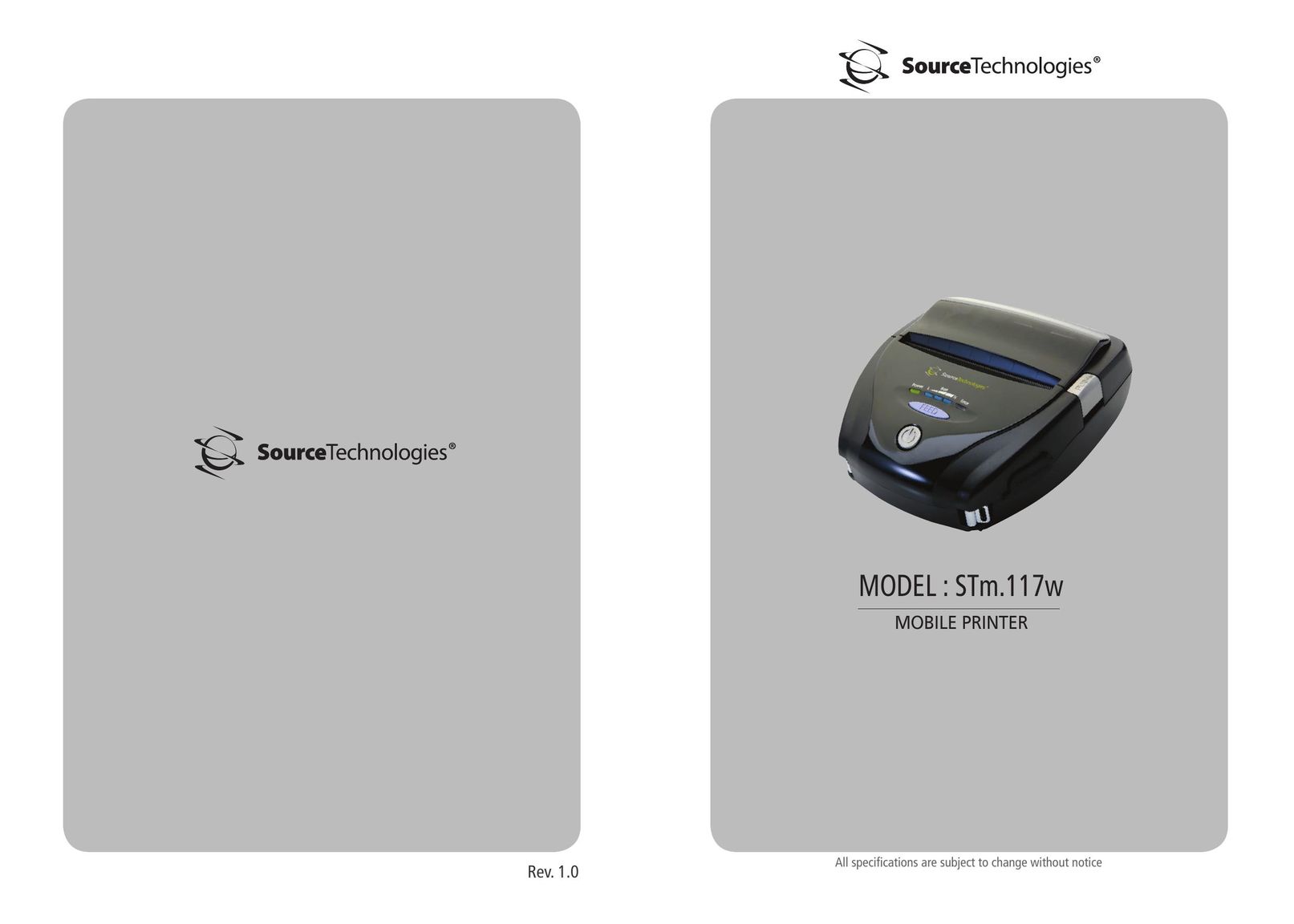 Source Technologies STM.117W Printer User Manual