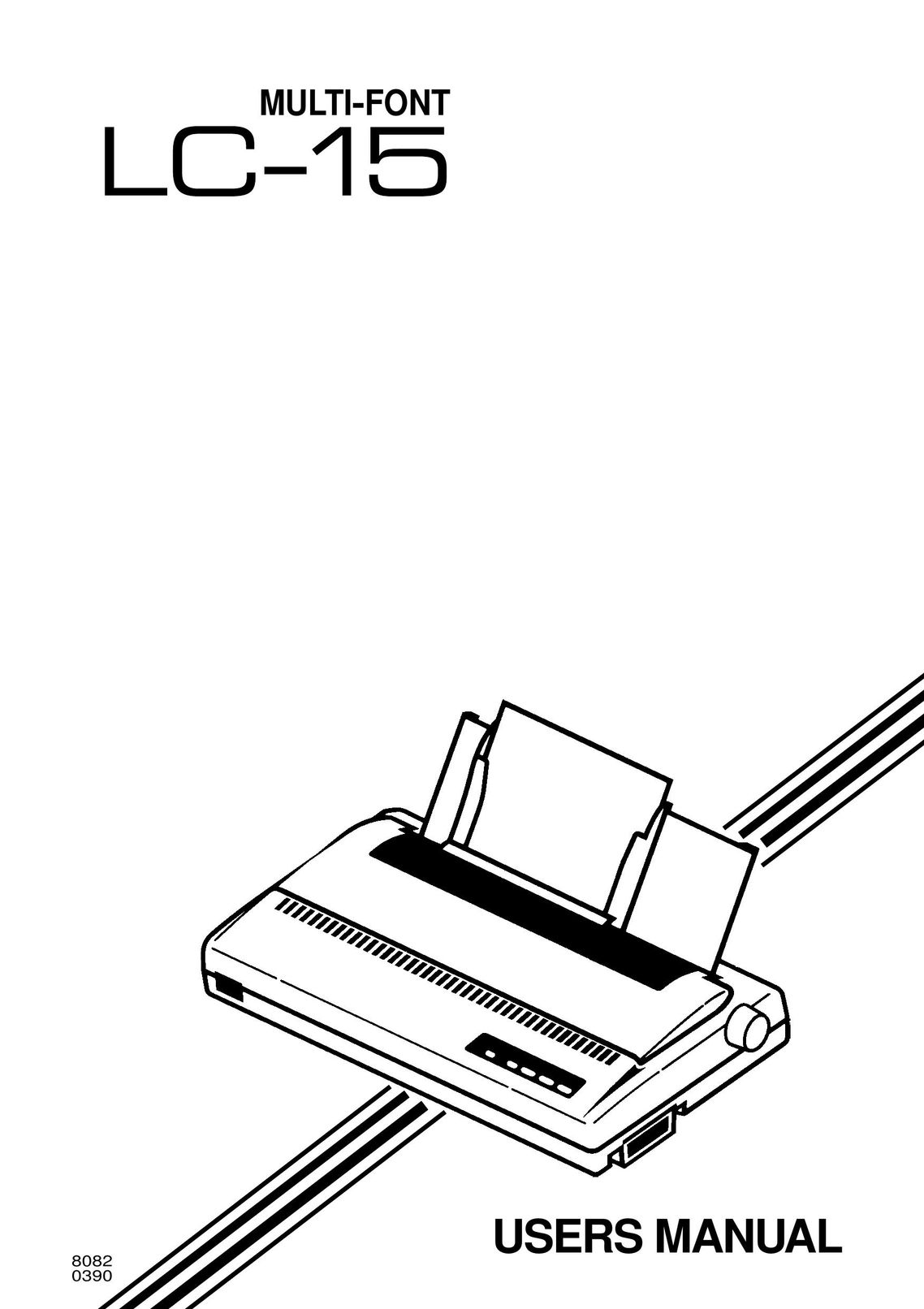 Star Micronics LC-15 Printer User Manual