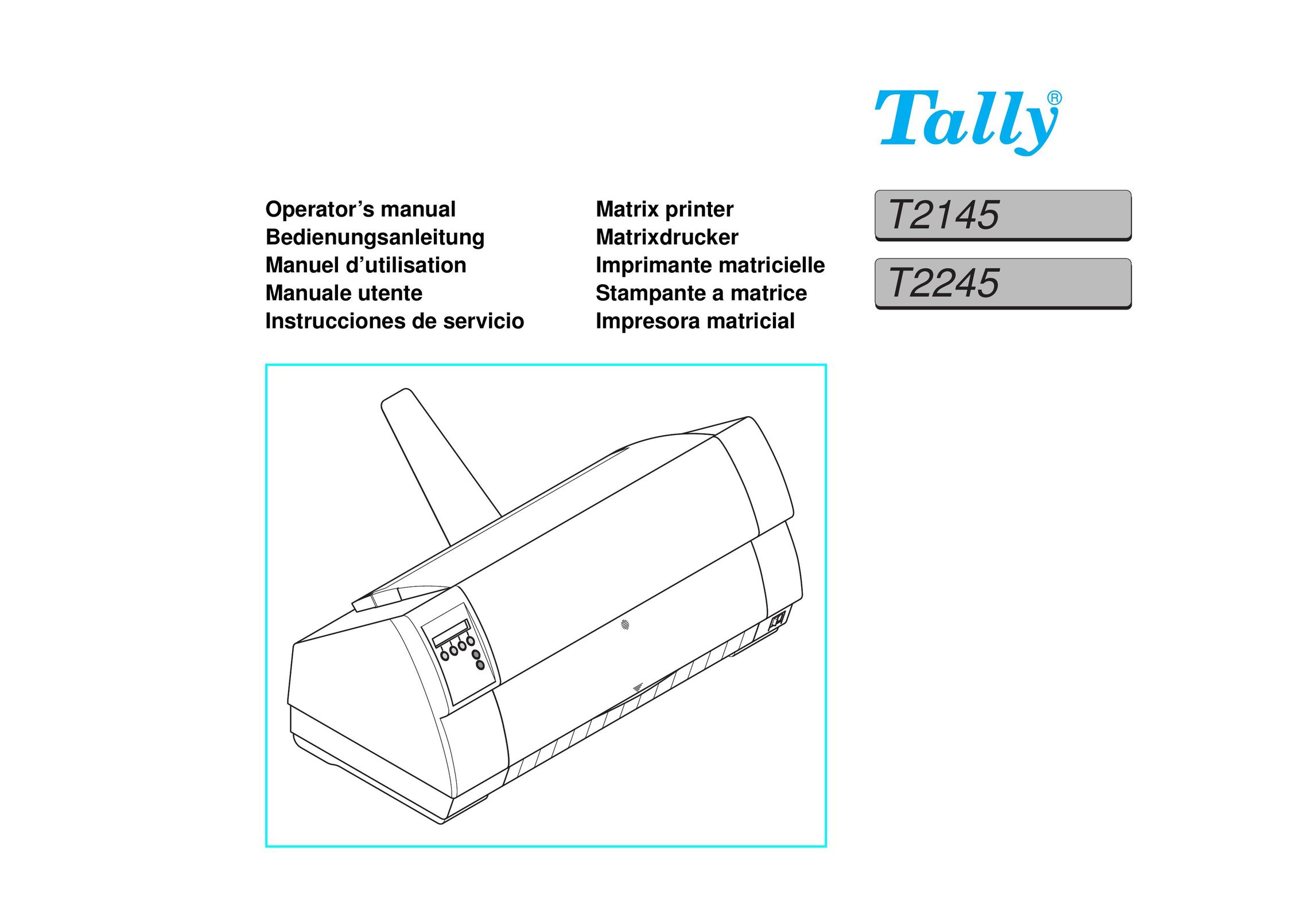 Tally Genicom T2245 Printer User Manual