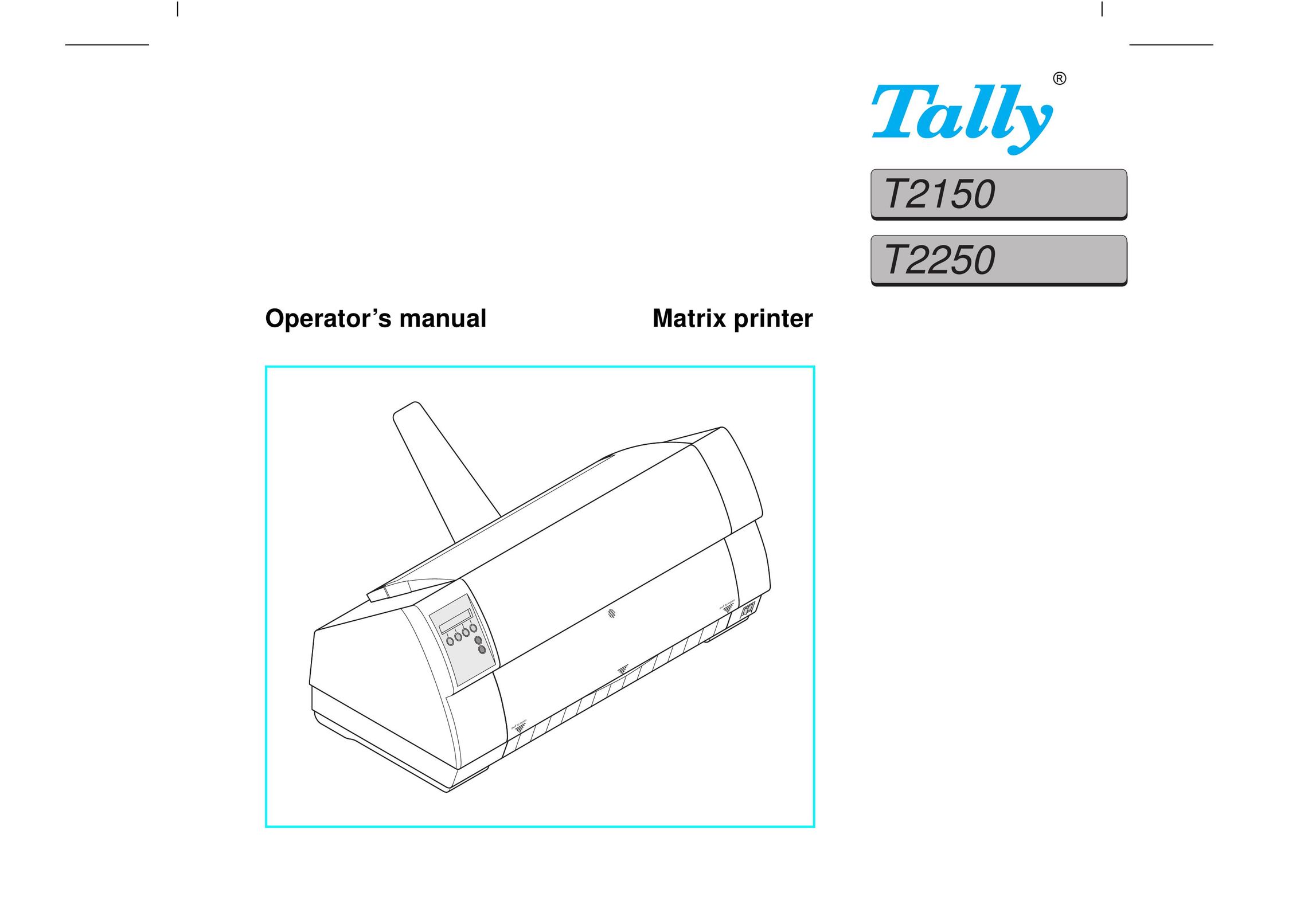 Tally Genicom T2250 Printer User Manual