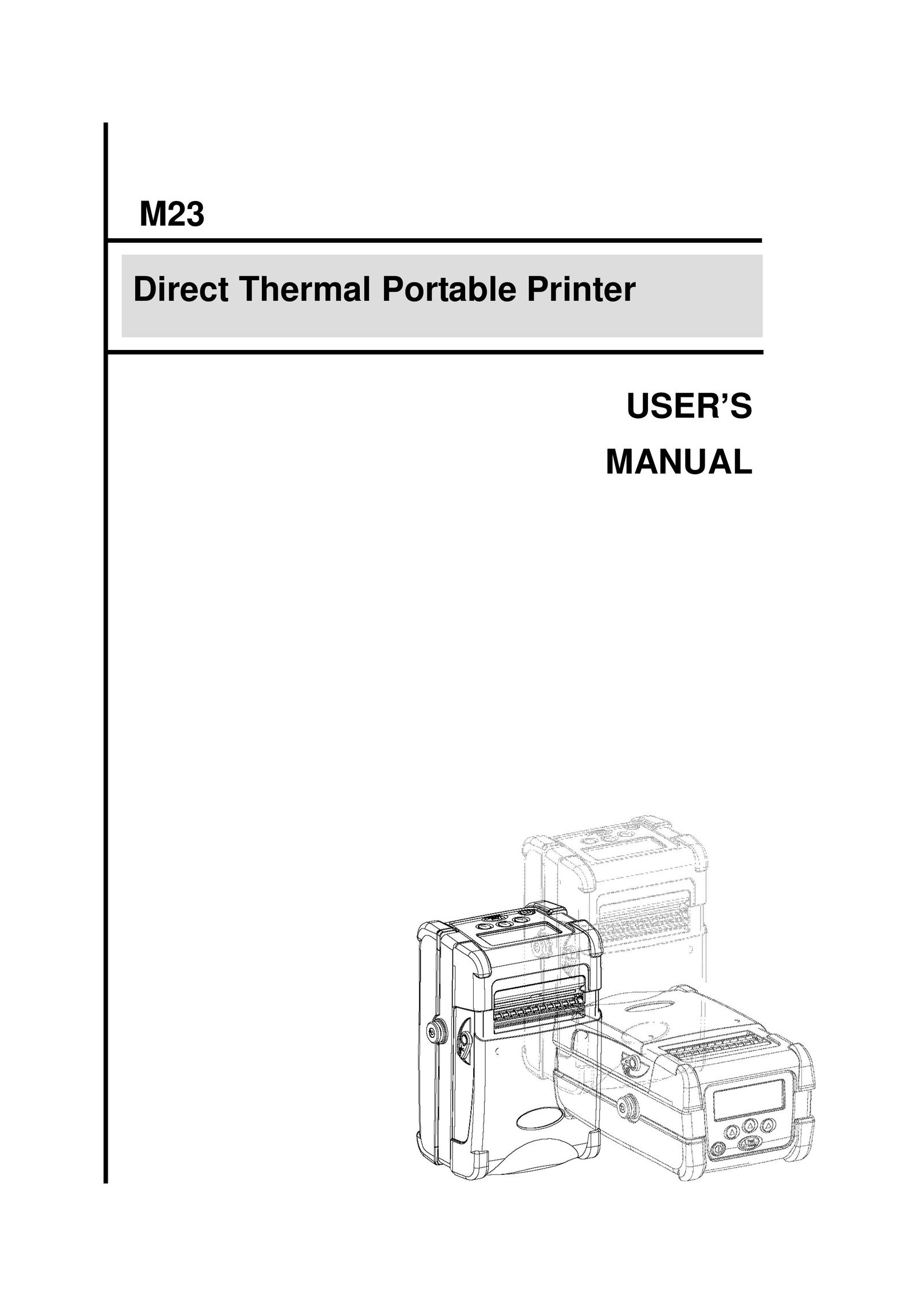 The Speaker Company M23 Printer User Manual