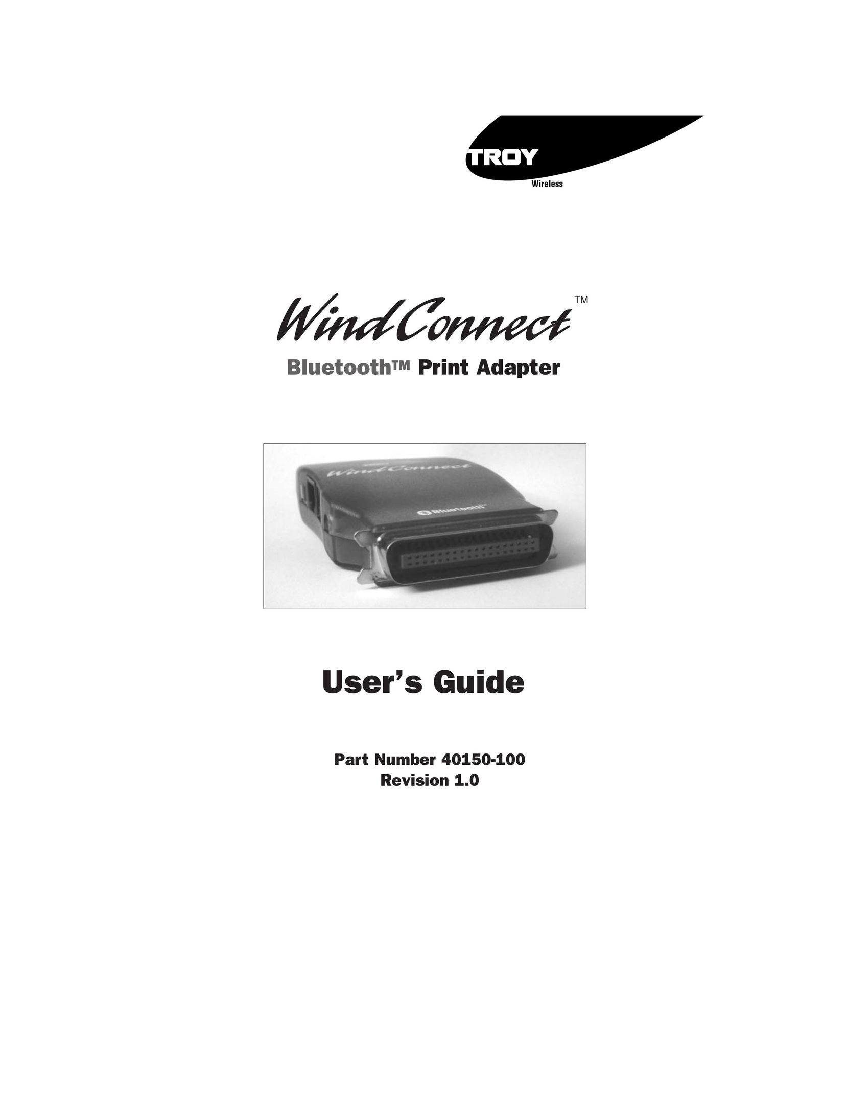 TROY Group Bluetooth Print Adapter Printer User Manual