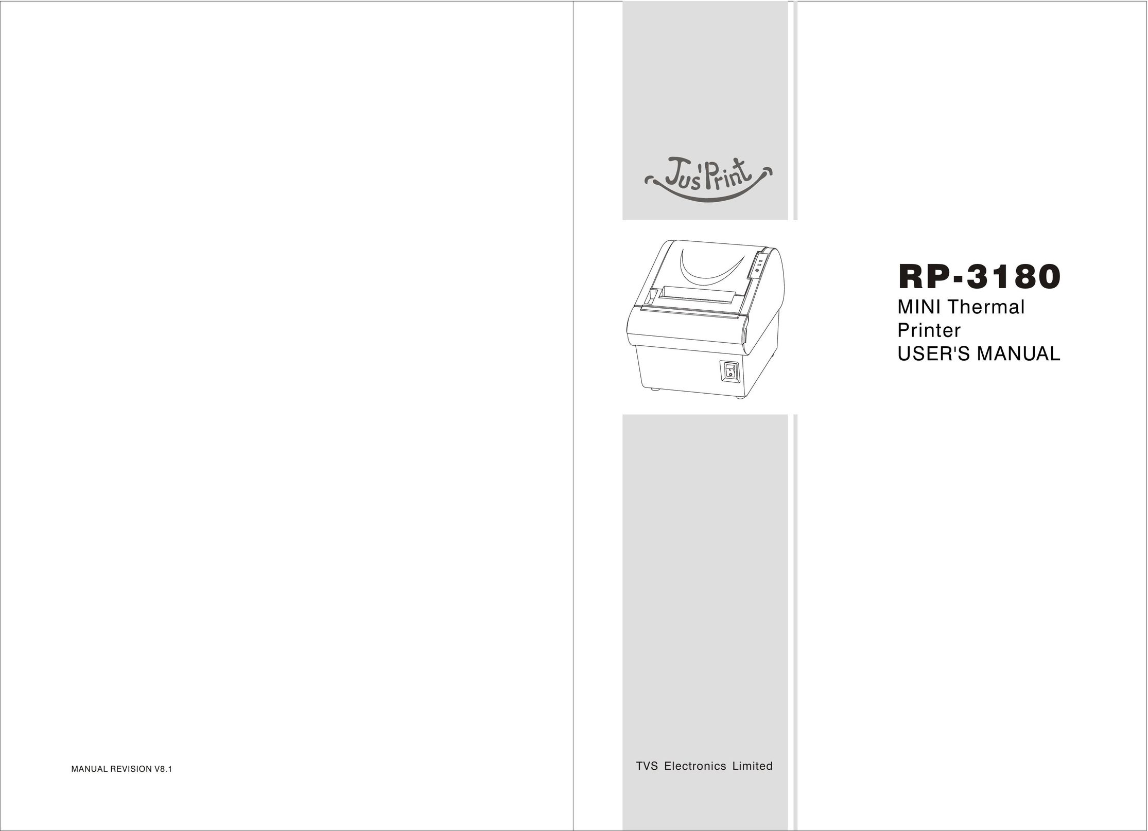 TVS electronic RP-3180 Printer User Manual