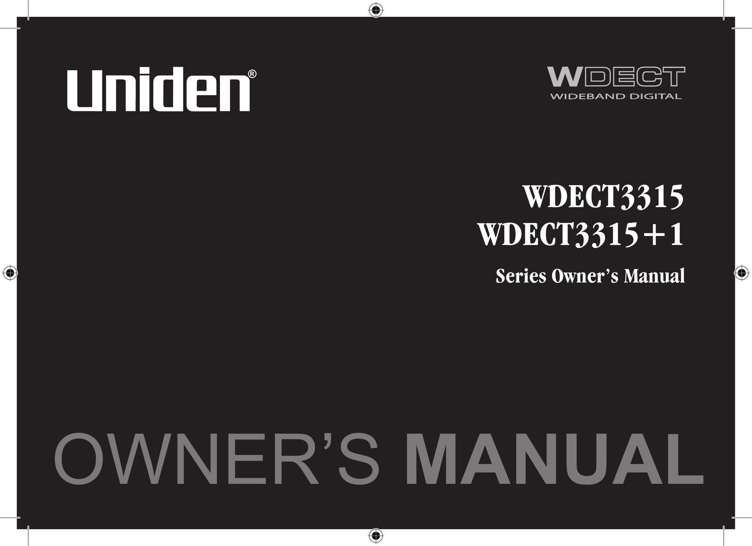 Uniden 3315 Printer User Manual