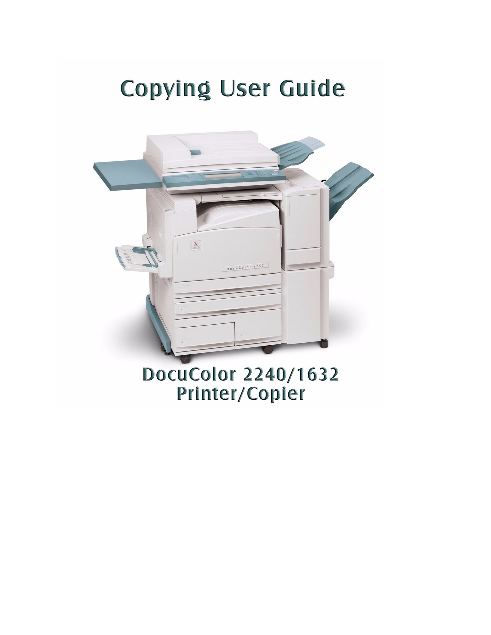 Xerox 1632 Printer User Manual
