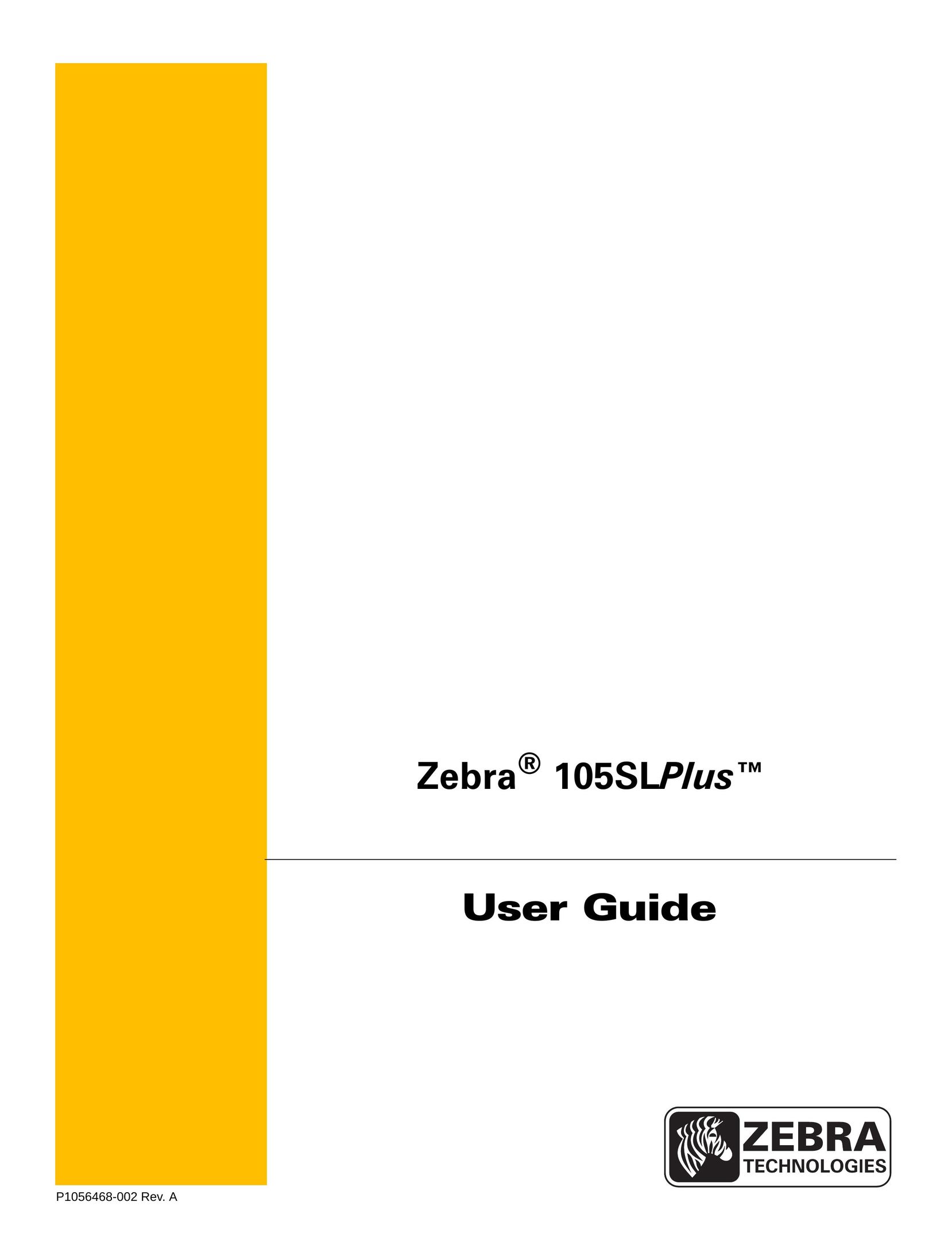 Zebra Technologies 105SL Plus Printer User Manual