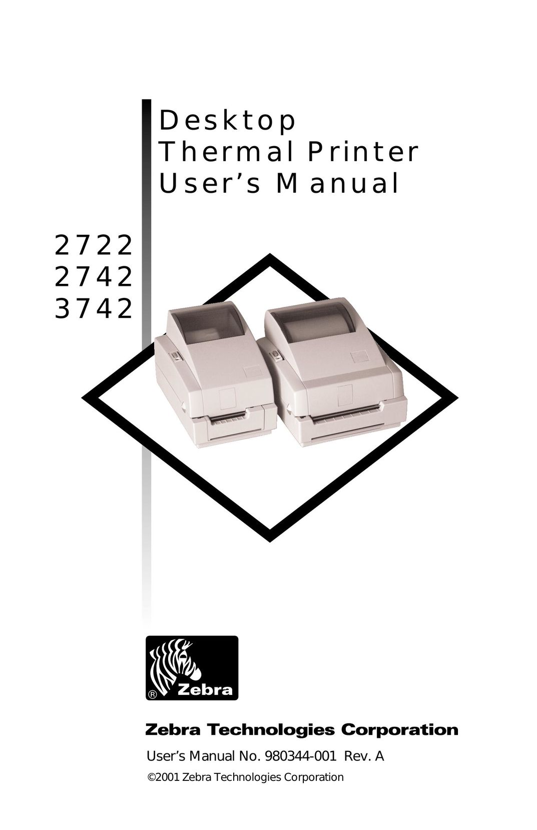 Zebra Technologies 2742 Printer User Manual