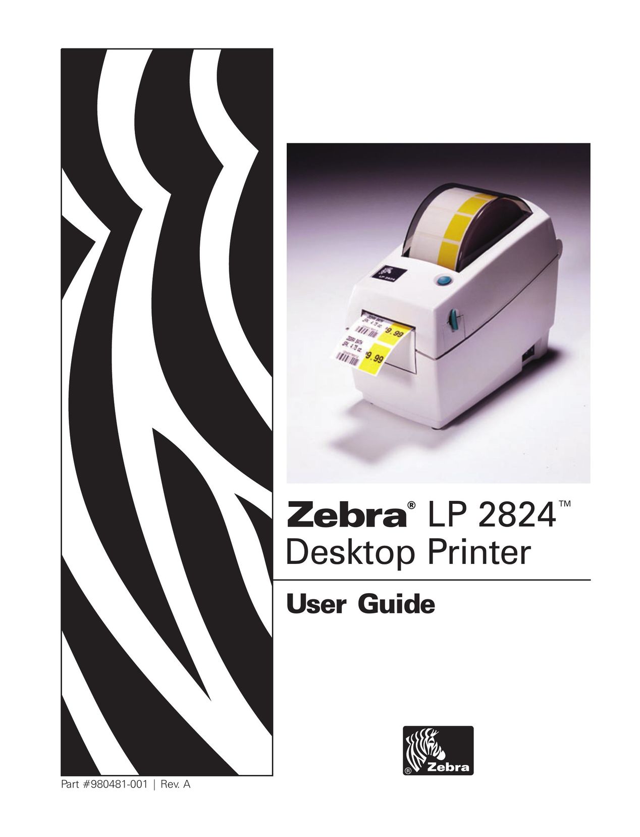 Zebra Technologies LP 2824 Printer User Manual