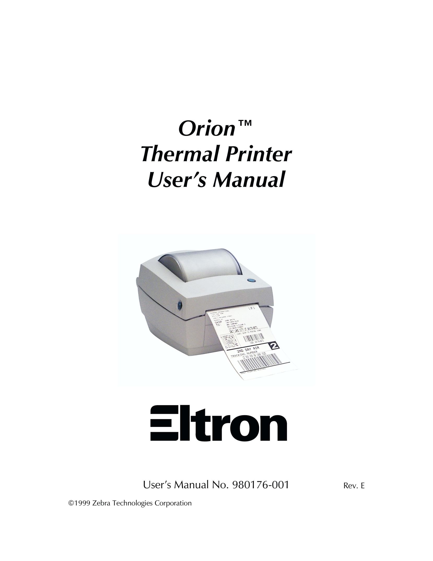 Zebra Technologies LP2443 Printer User Manual