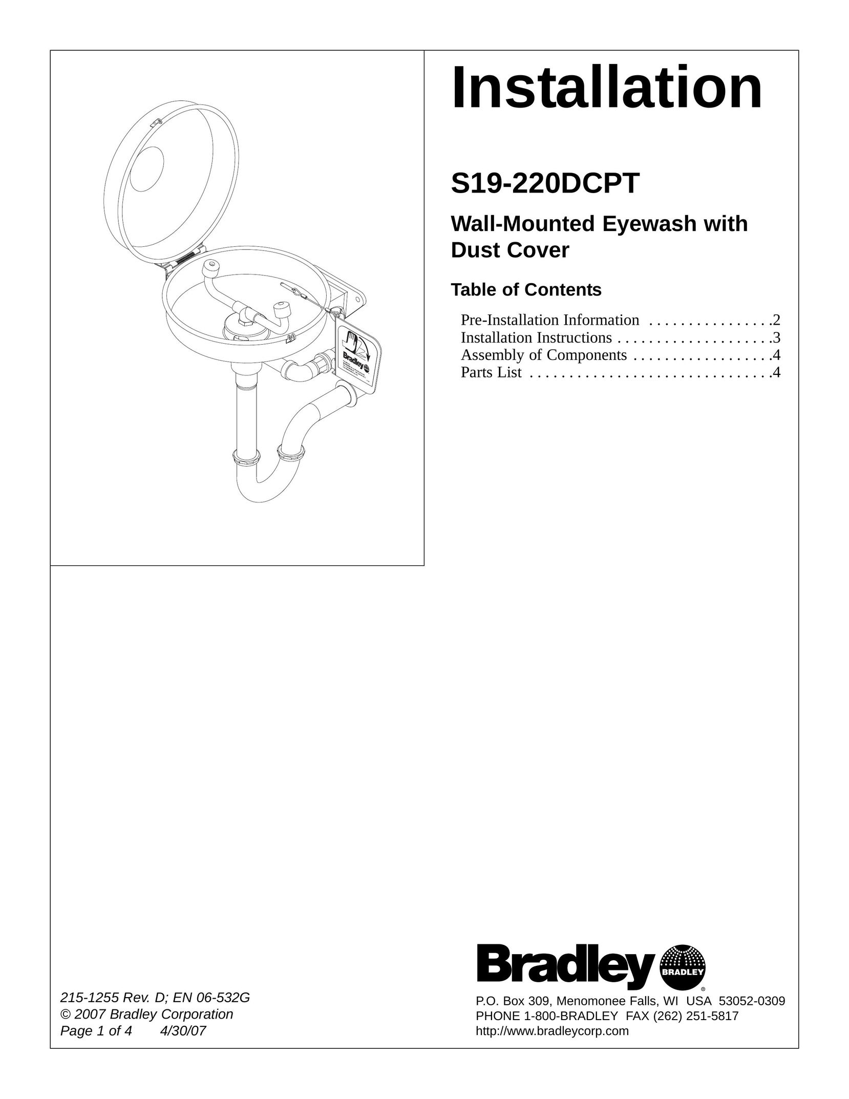 Bradley Smoker S19-220DCPT Printer Accessories User Manual
